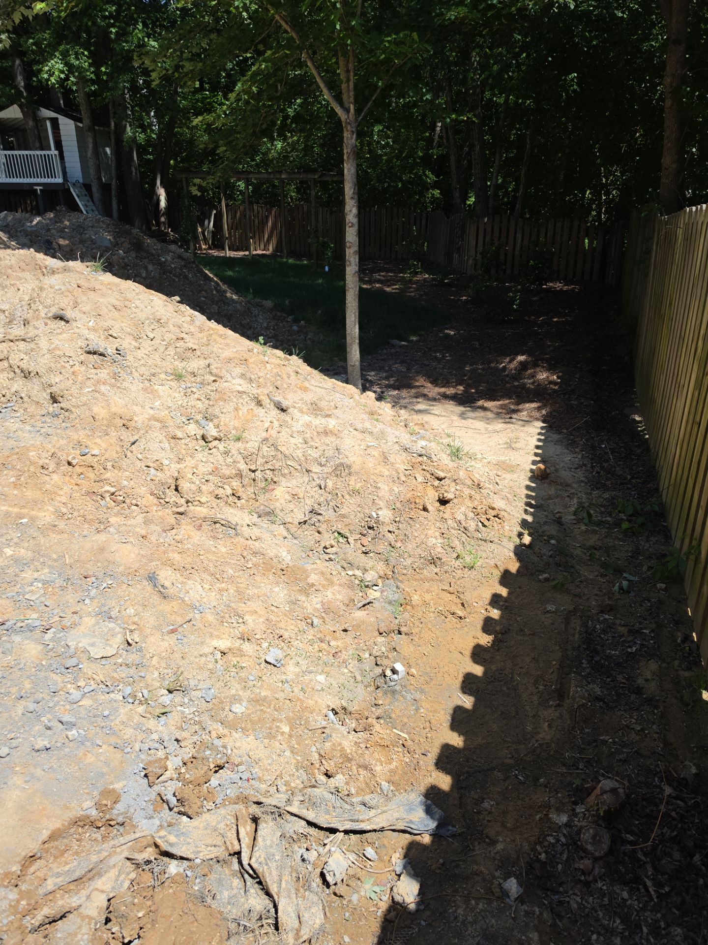 Job site clean up by Badger Hauling