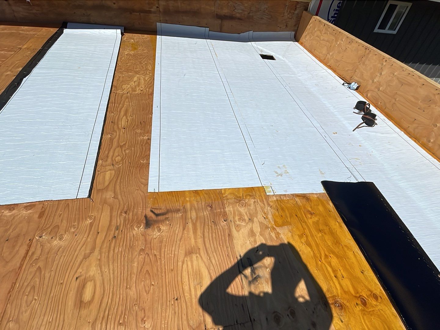 Commercial Roofing Installation using IKO 2ply sbs  by Top Notch Roofing Inc