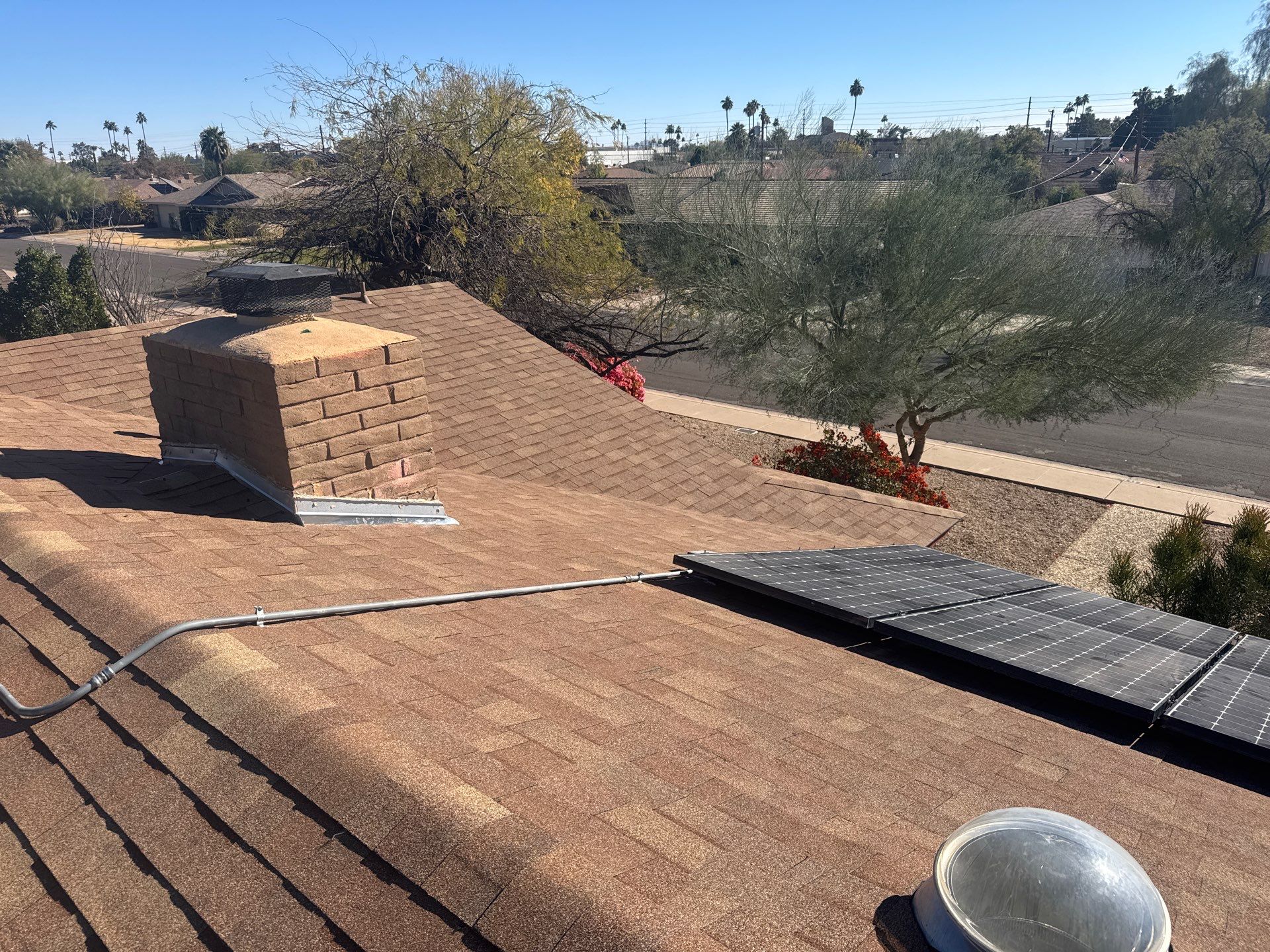 Desert Tan Shingles by Reimagine Roofing