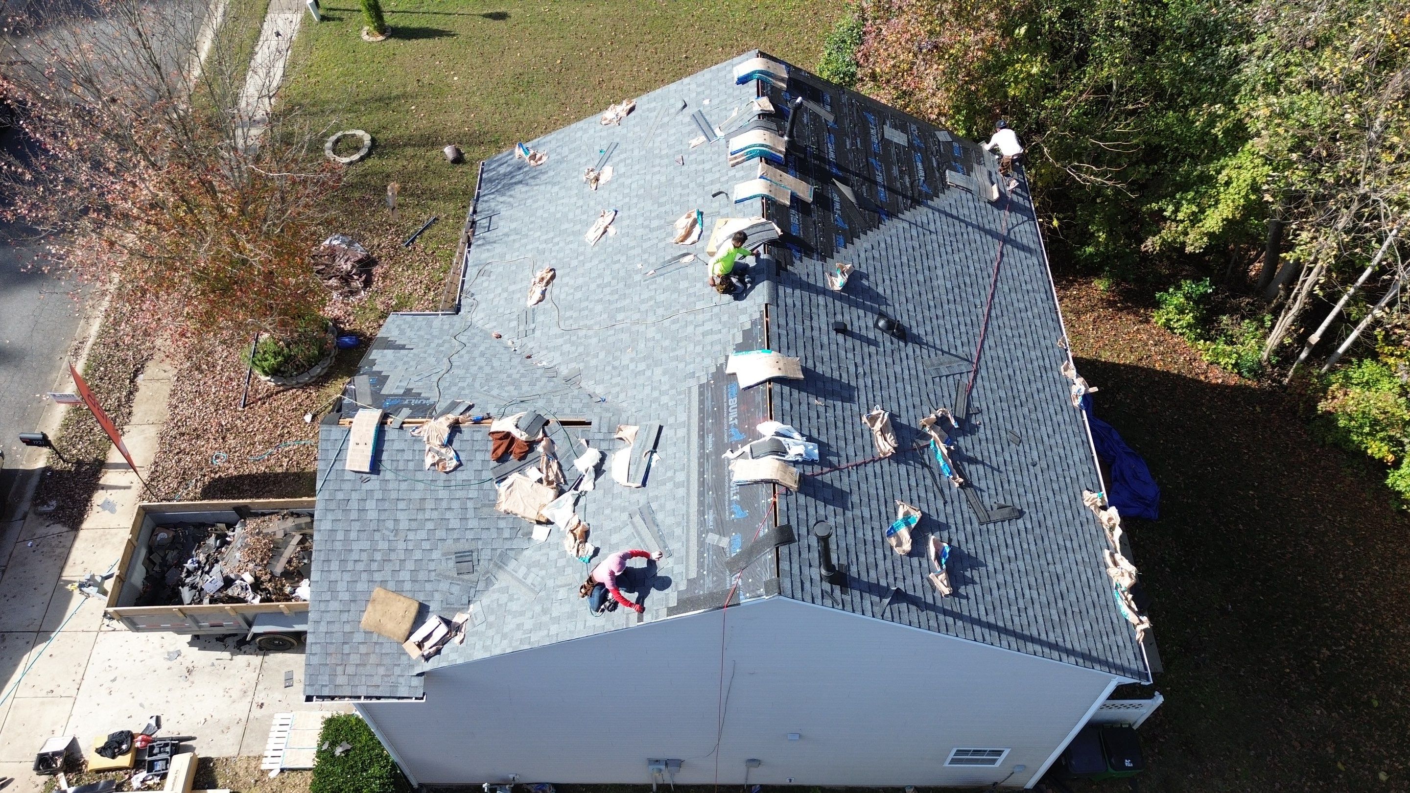 Roof replacement by hail damage by Just Brilliant Restoration JBR