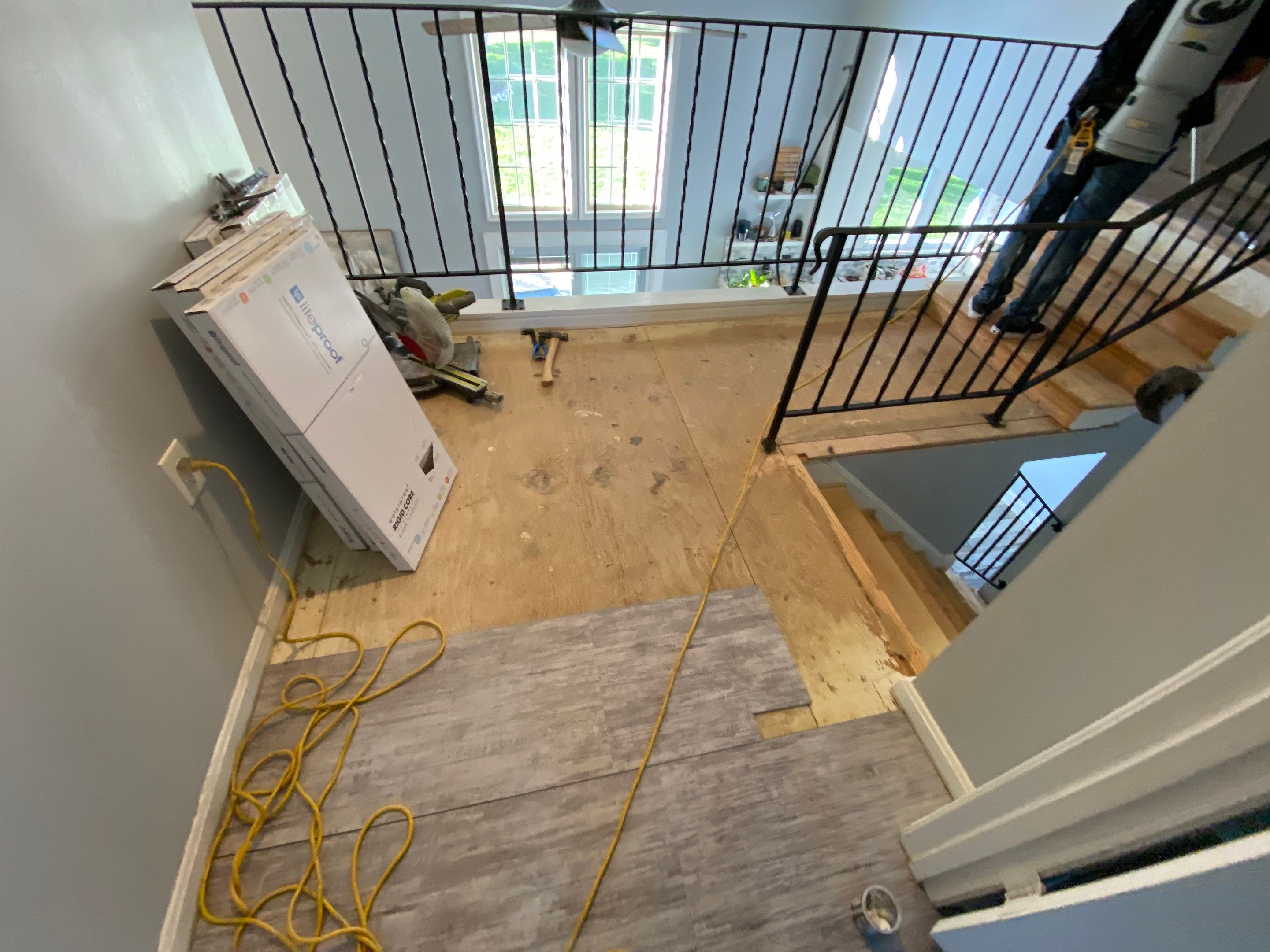LVP flooring install by The Smet Companies, LLC