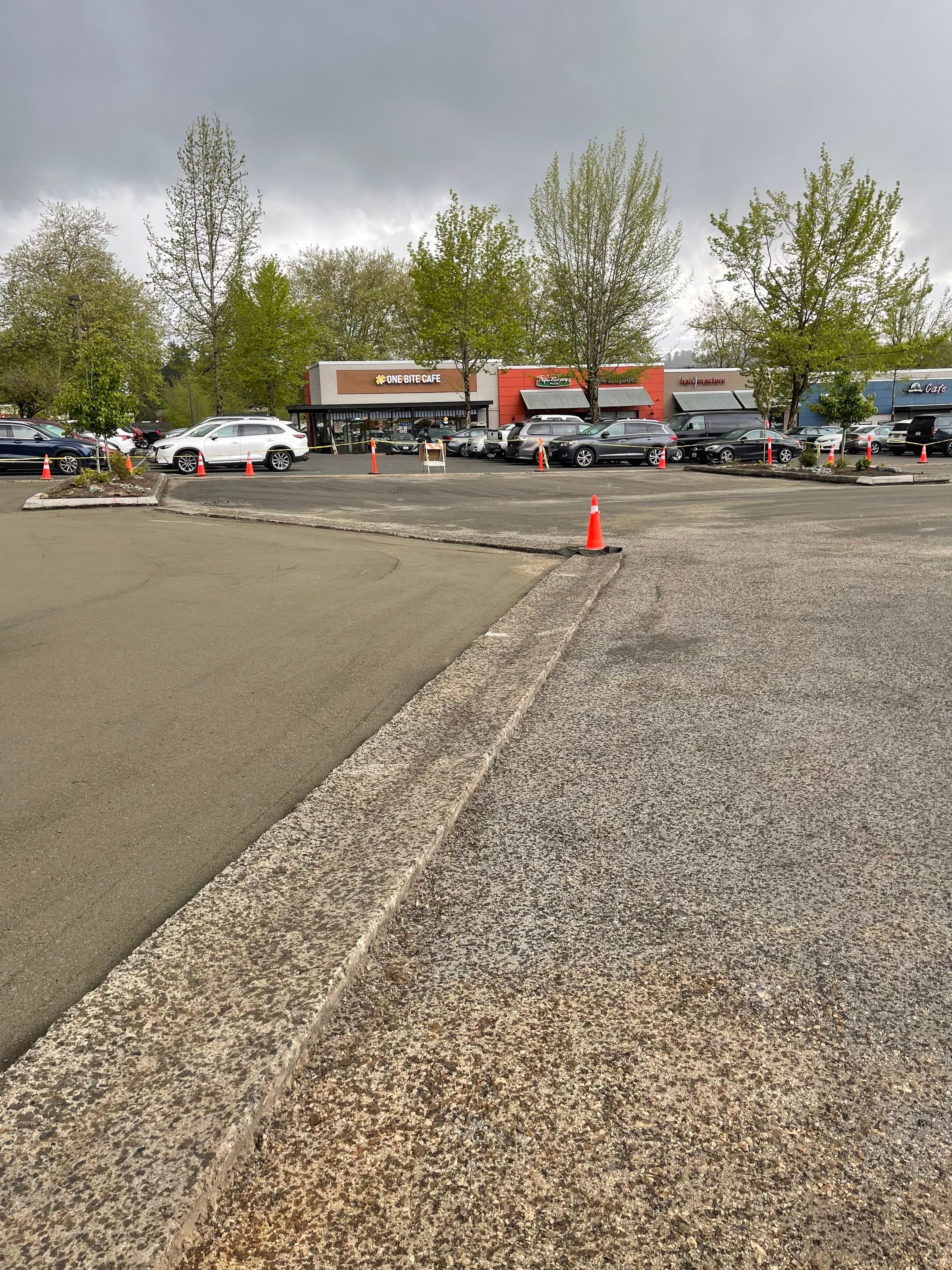 Colliers - Woodinville New Asphalt Parking Lot by Jireh Asphalt & Concrete Inc 