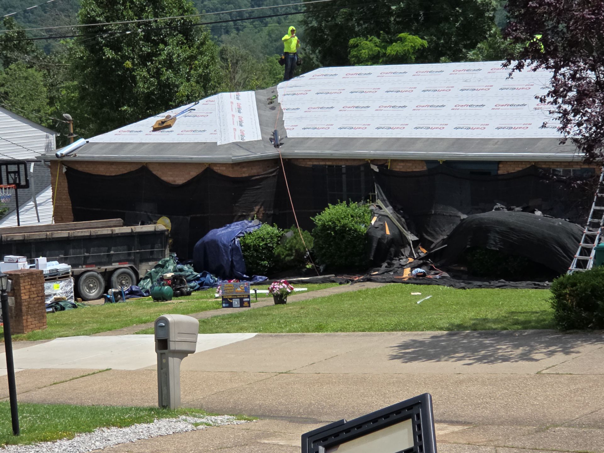 IKO Dynasty Granite Black Roof Completed in Cross Lanes, WV by Mr. Roofer