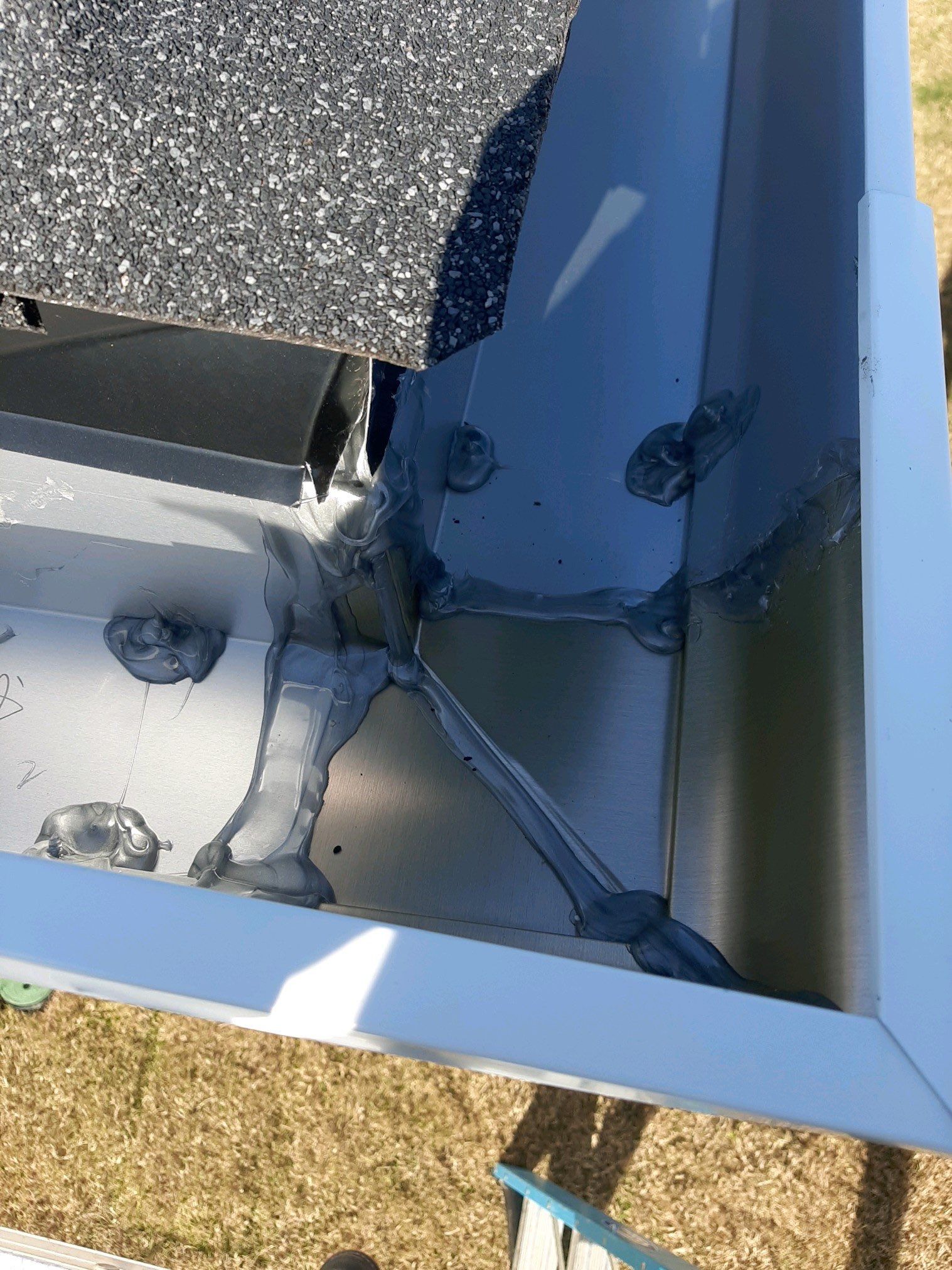 Seamless Gutter Installation Using White K-Style Gutters by Gutter Professors