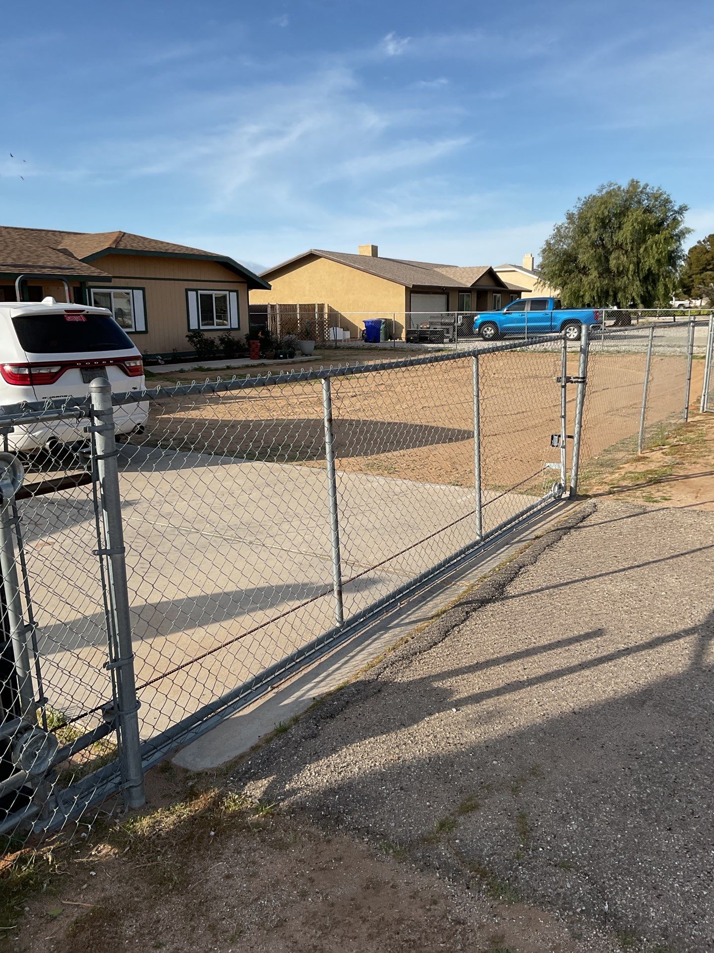 Fence Installation using Ranch Style Vinyl by Fence Guys Inc.