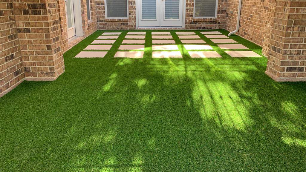 Ruby — Artificial Turf Upgrade & New Drainage System by Texas Urban Elements