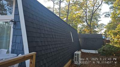 Oak Island Mansard Roof Fortification with CertainTeed Landmark Moire Black