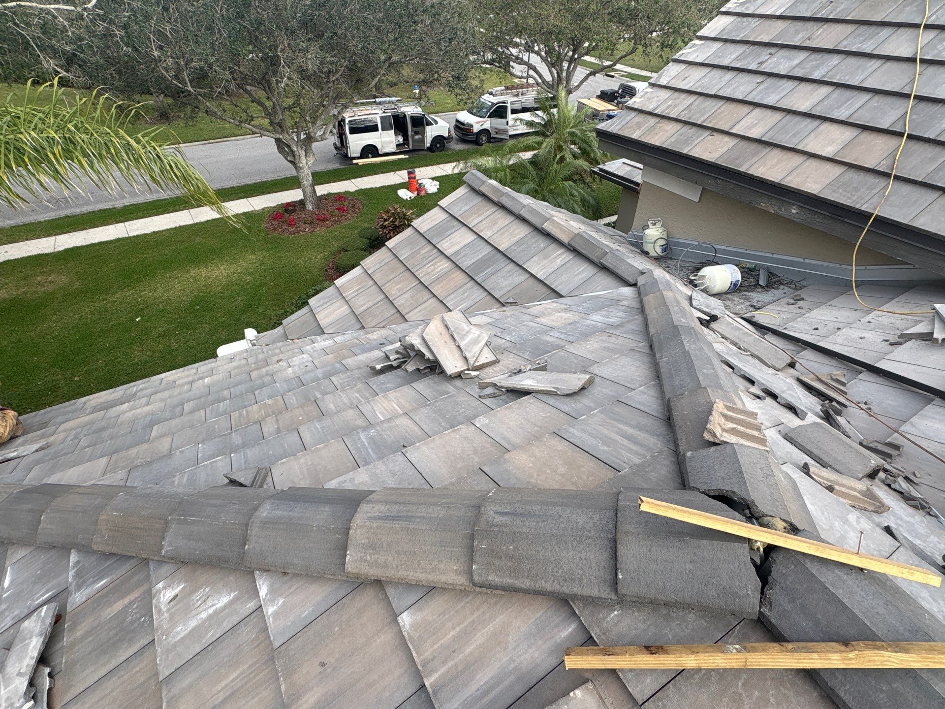 Residential Roofing Installation using roofing tiles from Eagle Roofing Products! by Gopher Roofing