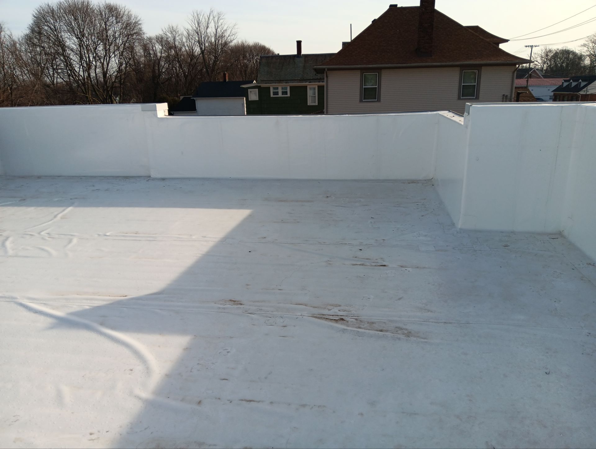 Arby's New Ashtabula, OH Location - Commercial Roof Installation by 3 Daughters Construction 