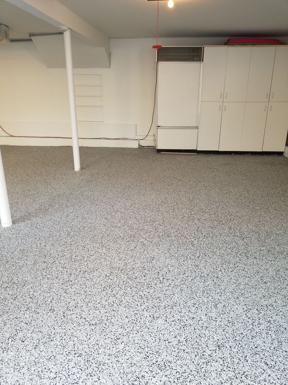 Garage Floor in Domino by Spectrum Painting, LLC