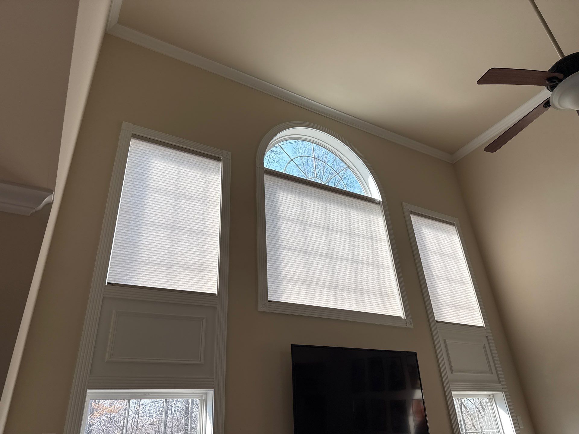 Honeycomb Shade Project in Huntingtown, MD by Southern Maryland Custom Blinds