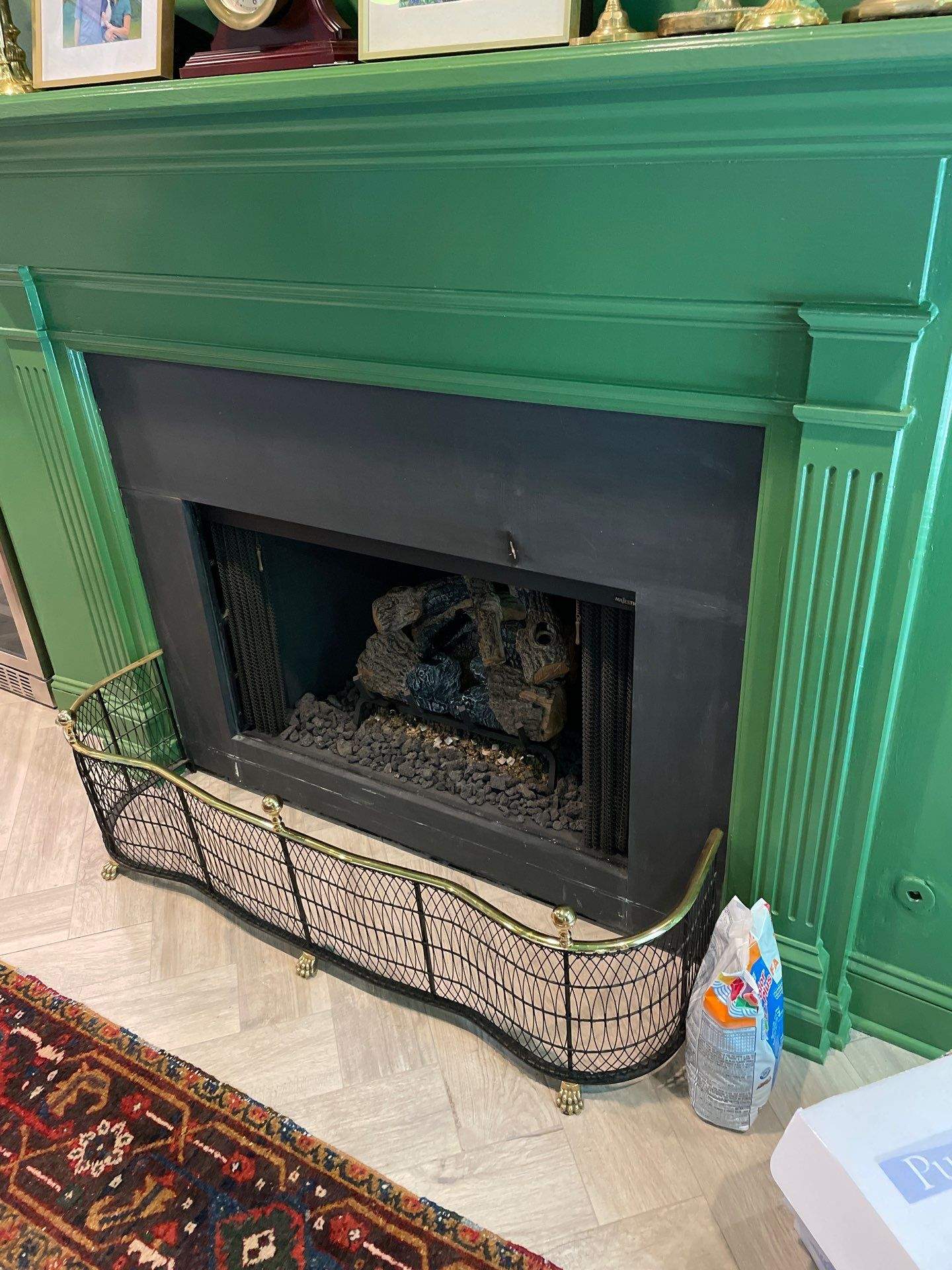 Fireplace tile upgrade by Footprints Bath and Tile of East Atlanta