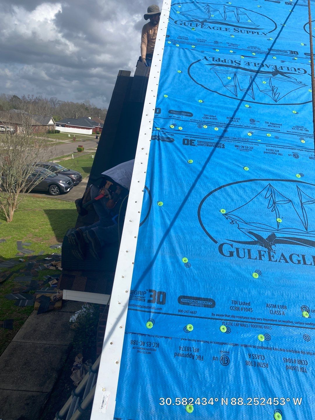 Residential Roofing Installation using Roof Replacement by American Roofing & Construction LLC