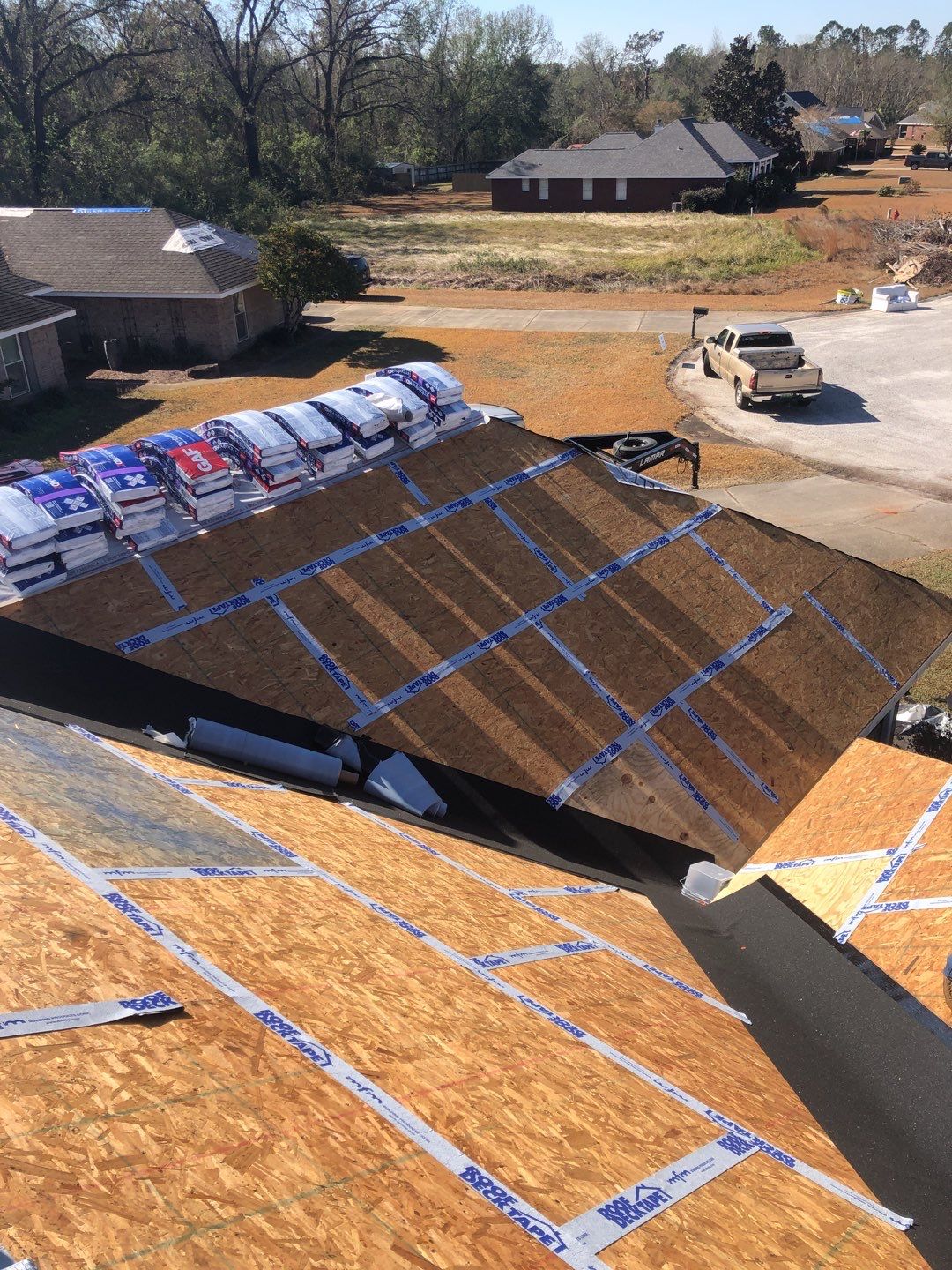 Residential Roofing Installation using Roof Replacement by American Roofing & Construction LLC