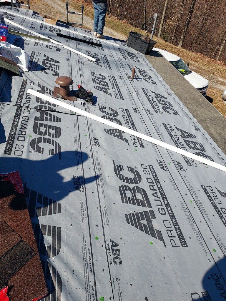 Residential Roofing Installation using GAF Timberline HDZ Mission Brown by Rainstoppers Roofing