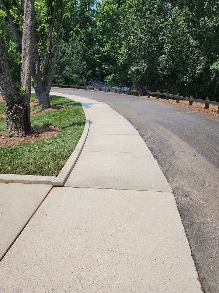 concrete Clean using cleaner by G&H Home Tech Pros LLC