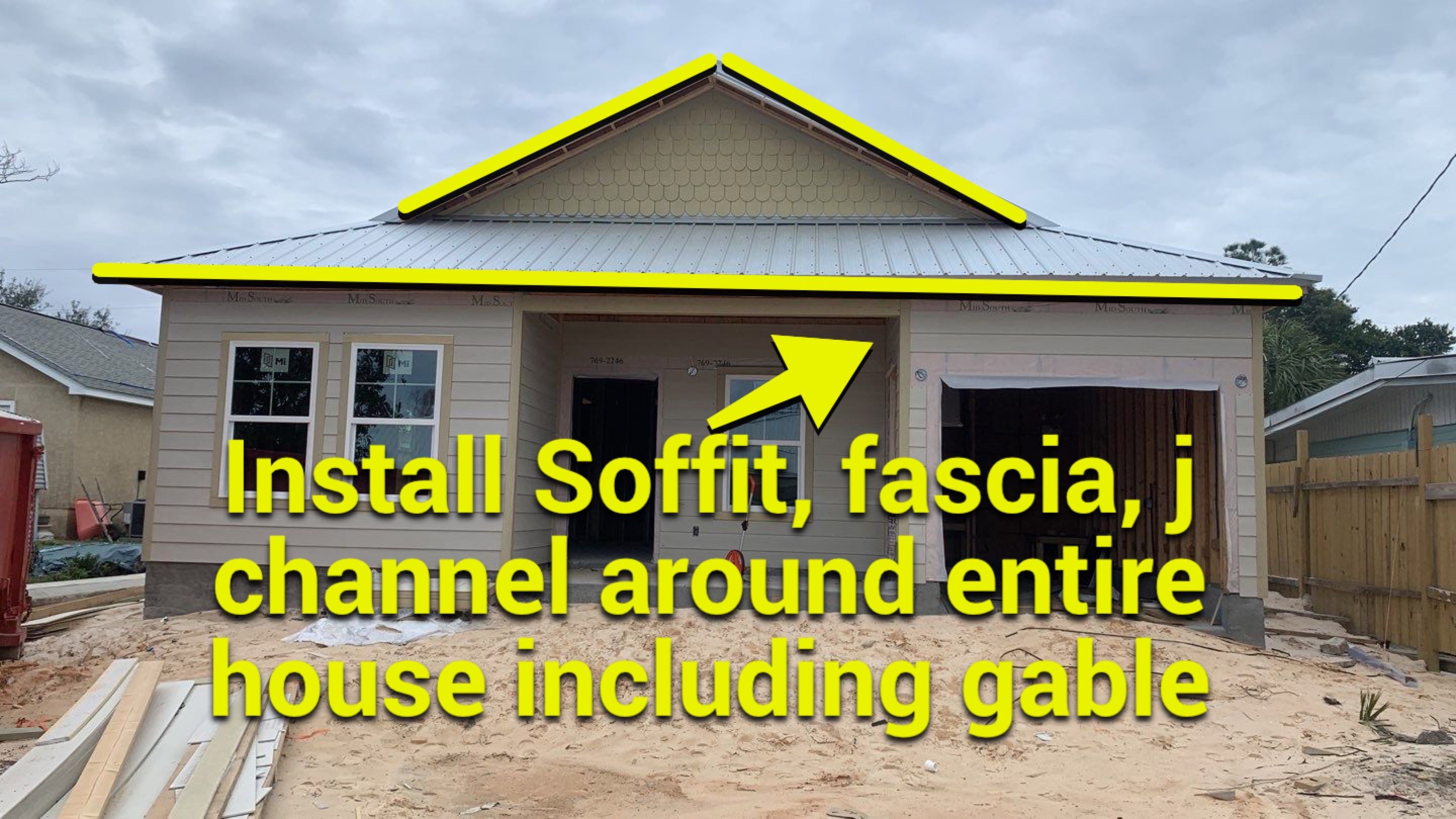 Soffit and Fascia Replacement and Gutter Installation using K-Style Gutters by Gutter Professors