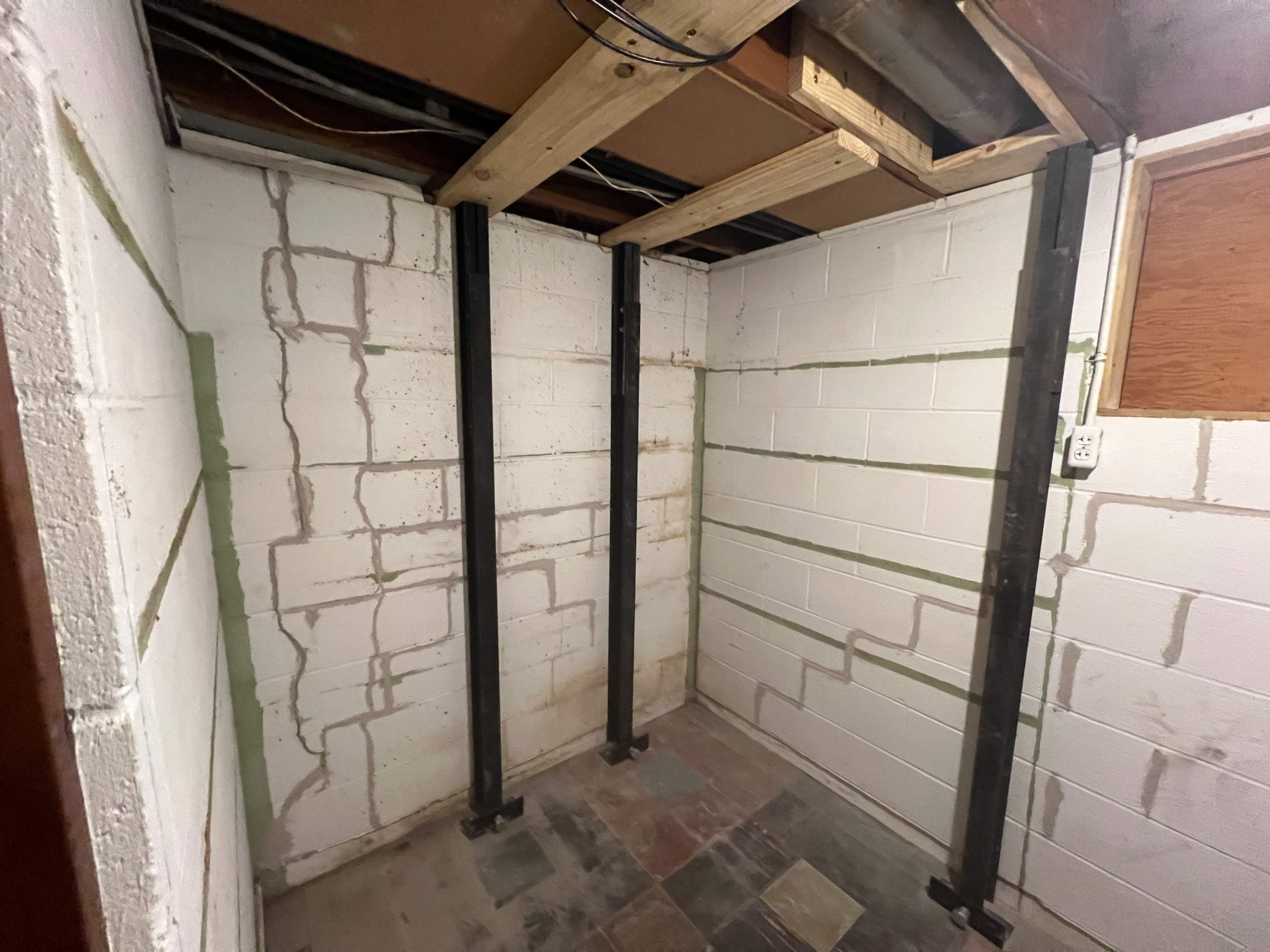 Wall Reinforcement and Shallow Tile System by Toledo Basement Repair