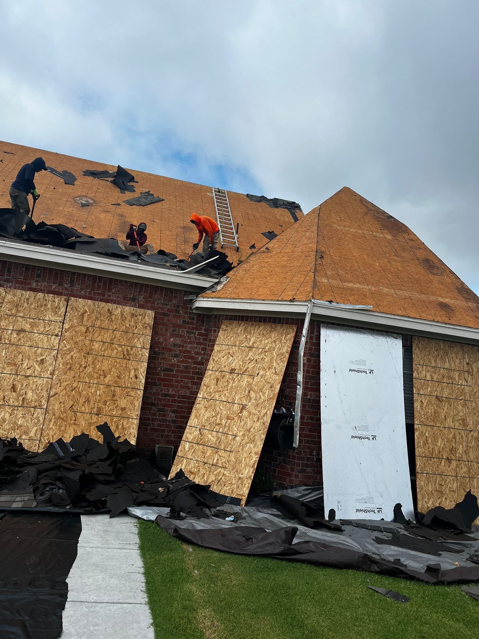 Project in Cleburne by Lonestar Roofing and Restoration LLC.