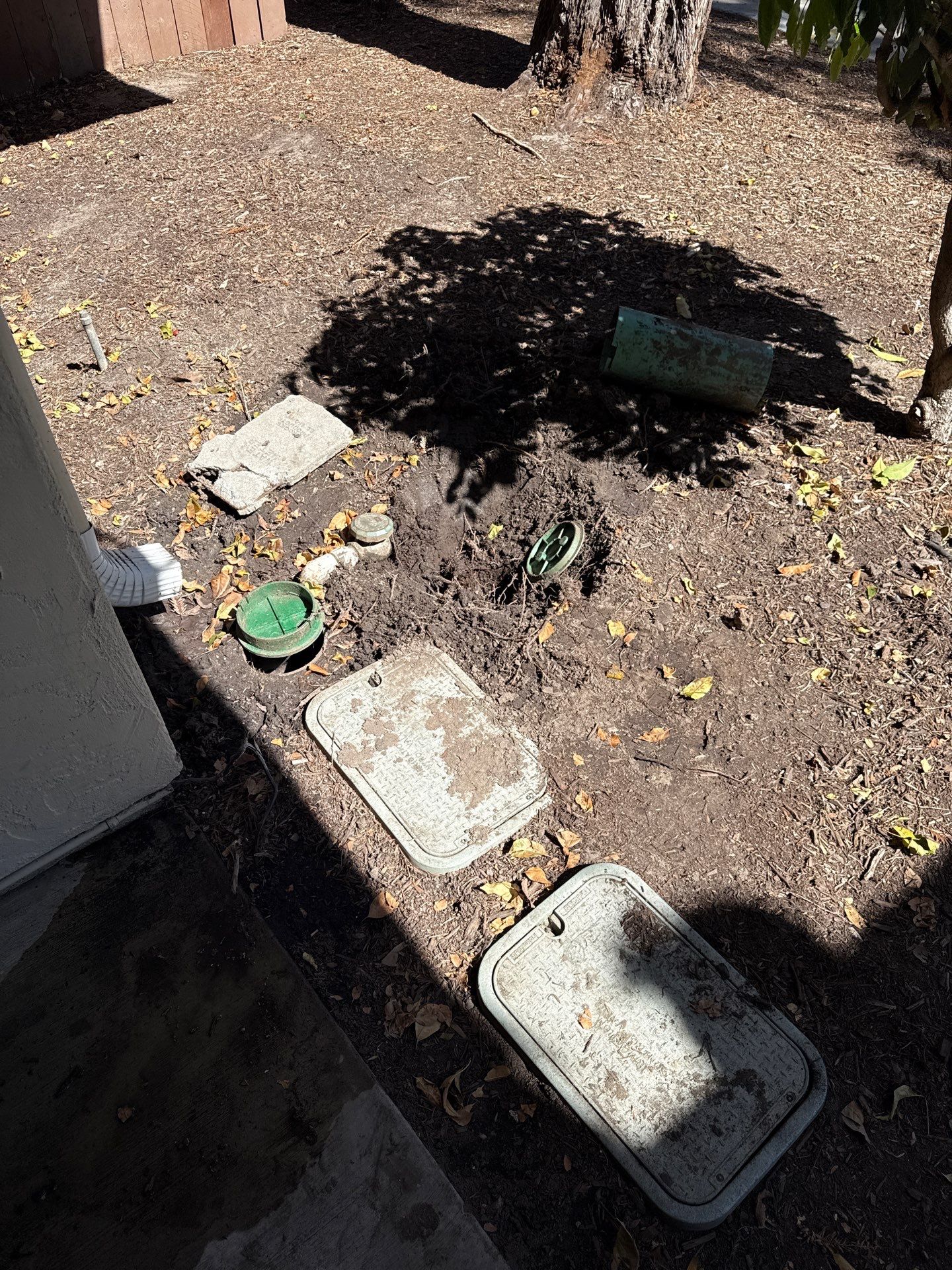Installation of New Underground Piping by Us Plumbing 