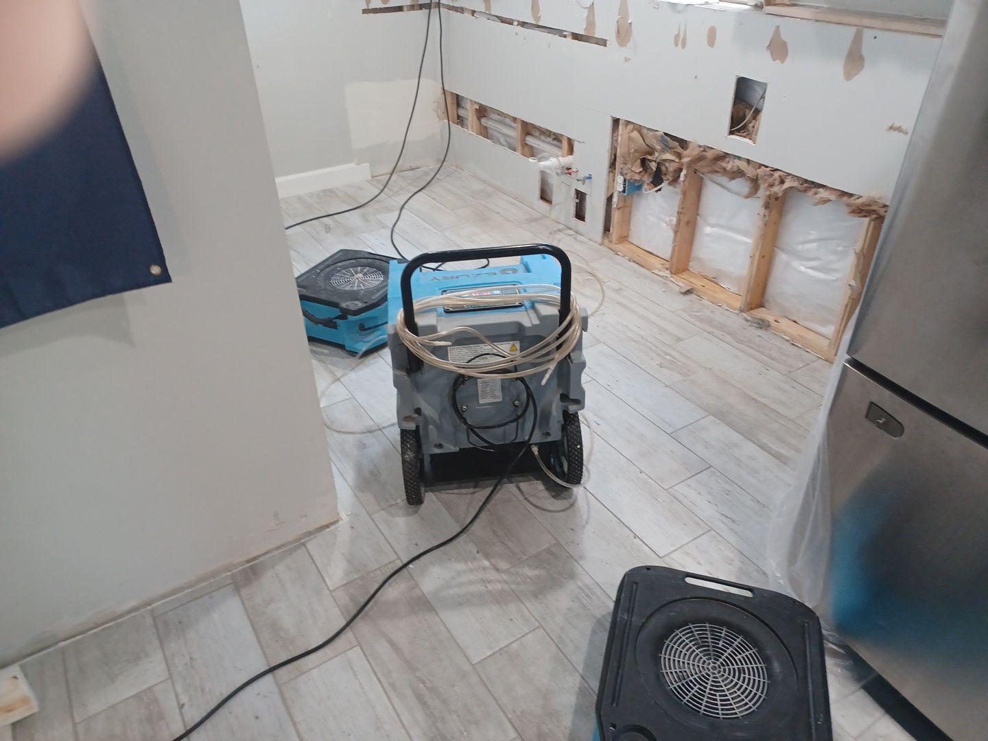 Project in West Bloomfield by EzDry Water Mitigation & Property Restoration