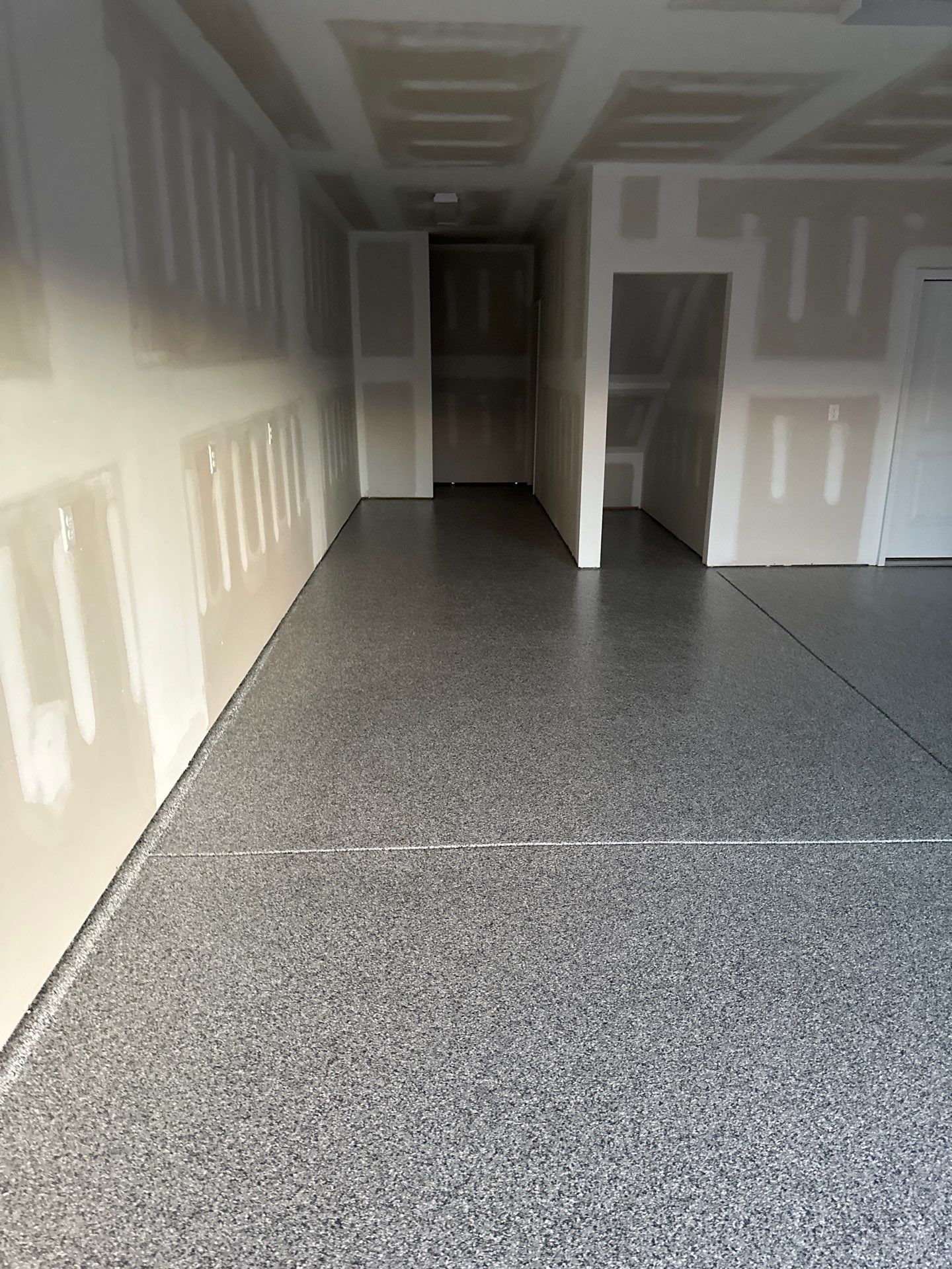 Garage Floor Coating using Gravel by My Garage Floor Guys