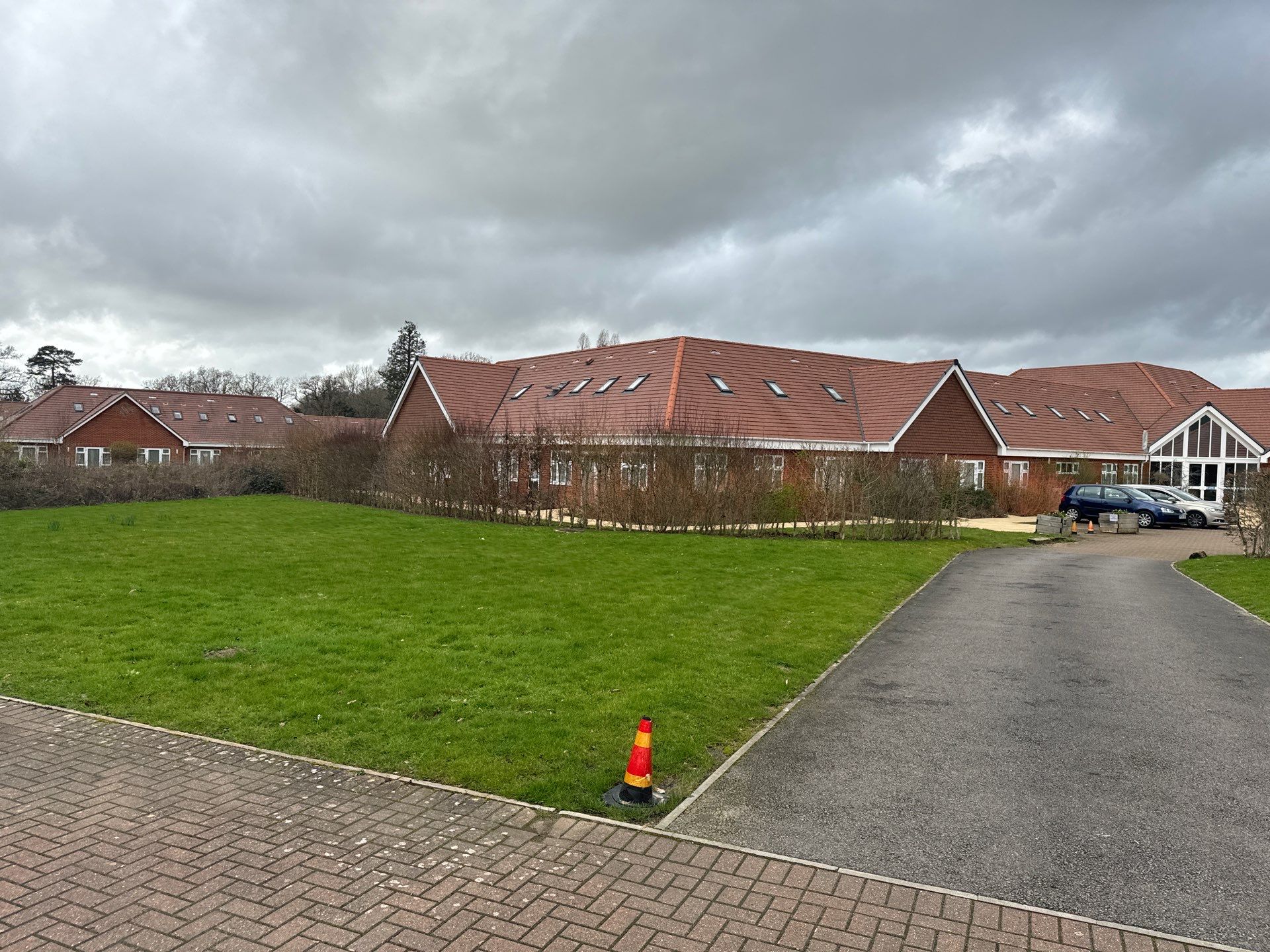 Large Care Home Roof Clean using Mosmatic FSC and Biocide by Ges Exterior Cleaning ltd