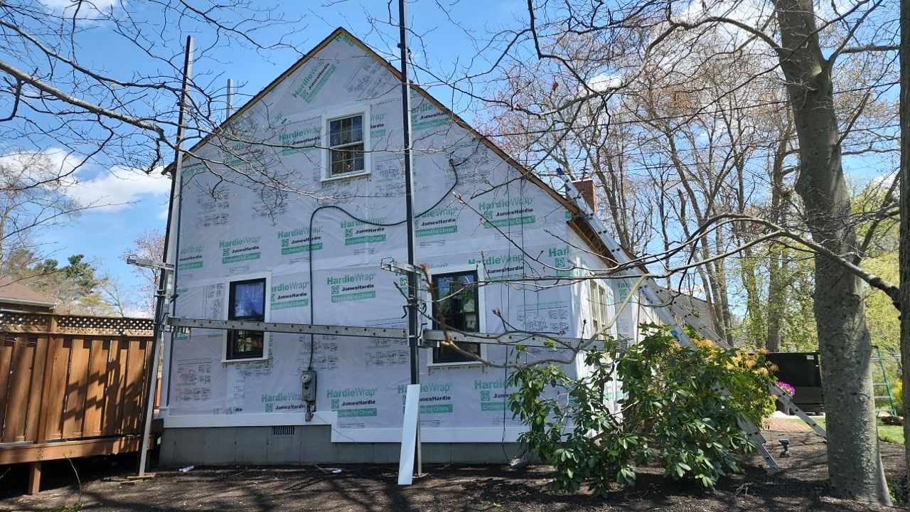 Siding Installation using James Hardie by UBrothers Construction
