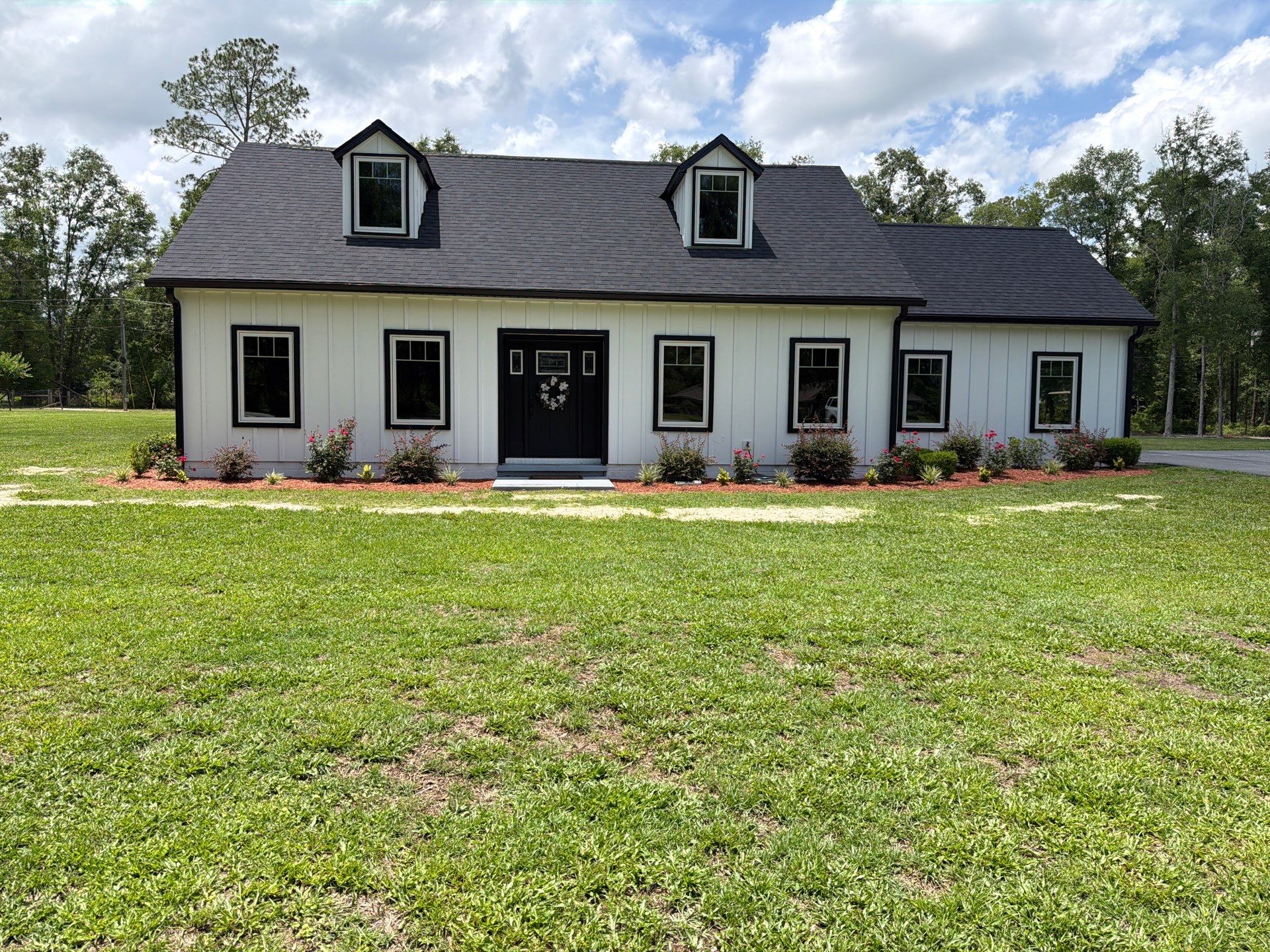 Andersen Window Installation for Modern Live Oak Farmhouse by Windows & Doors Store