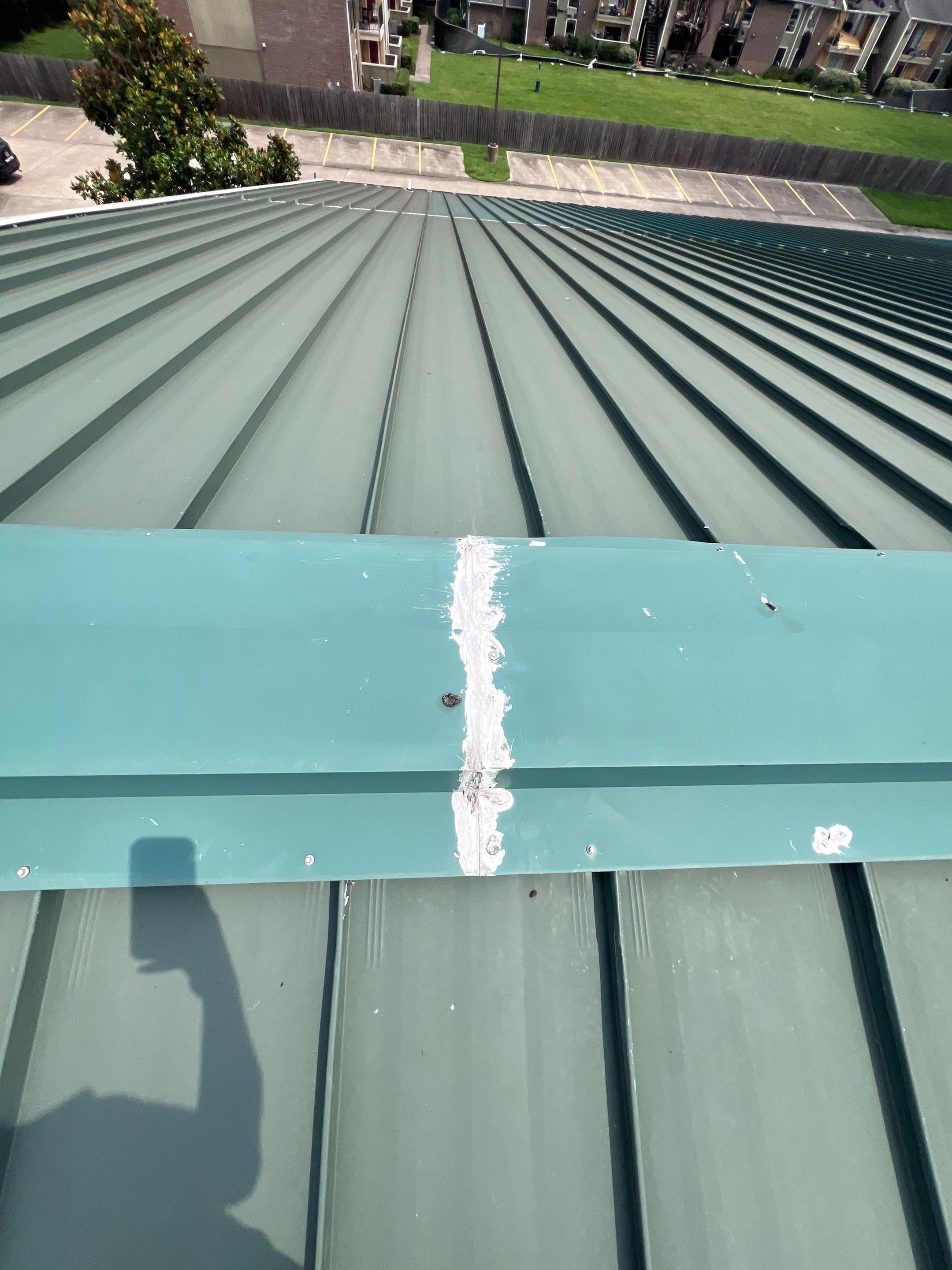 Hail Damage using Metal by Roof Repair Company