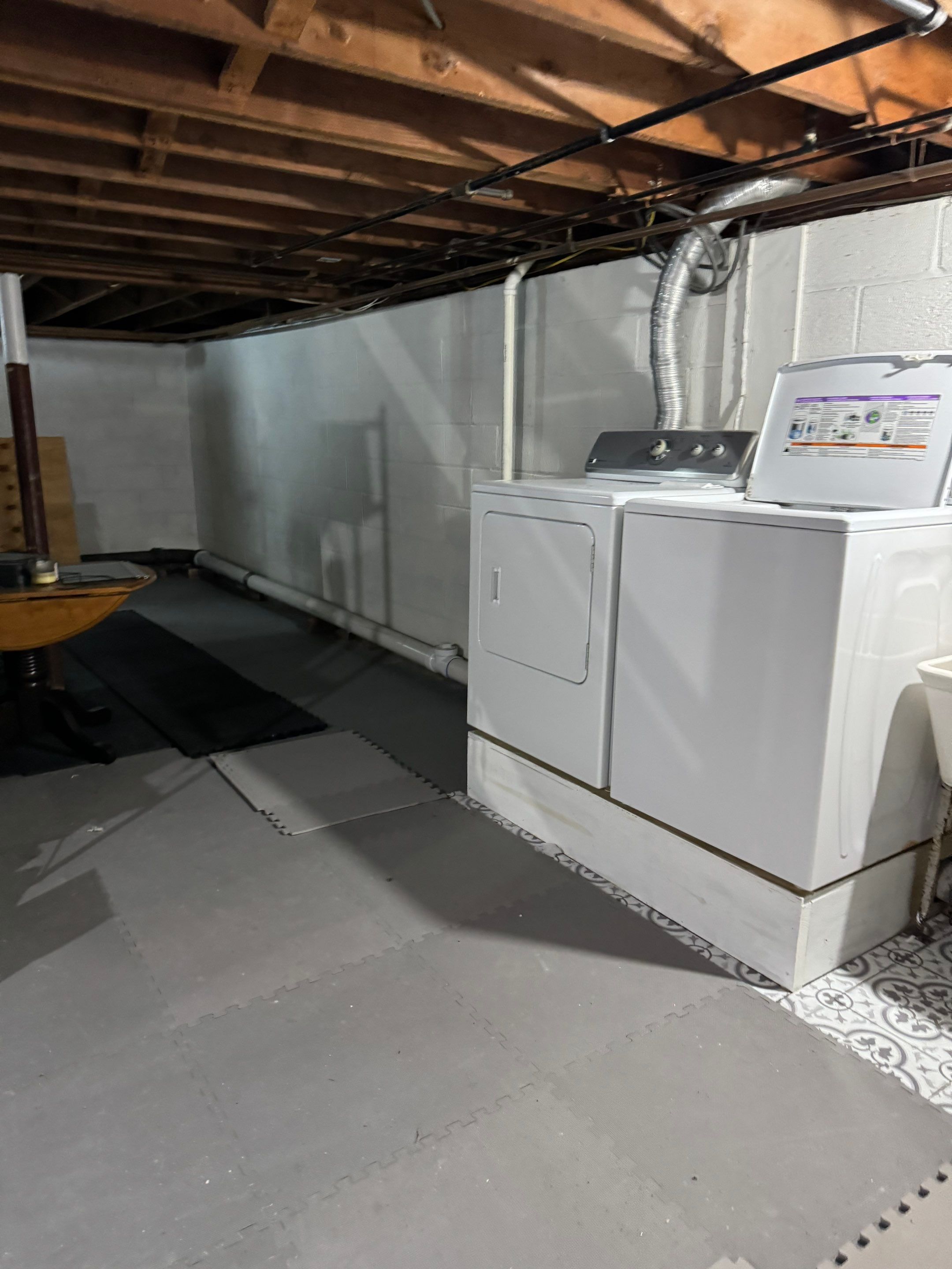Interior French Drain Boonton NJ by Pure Service Pro, LLC 