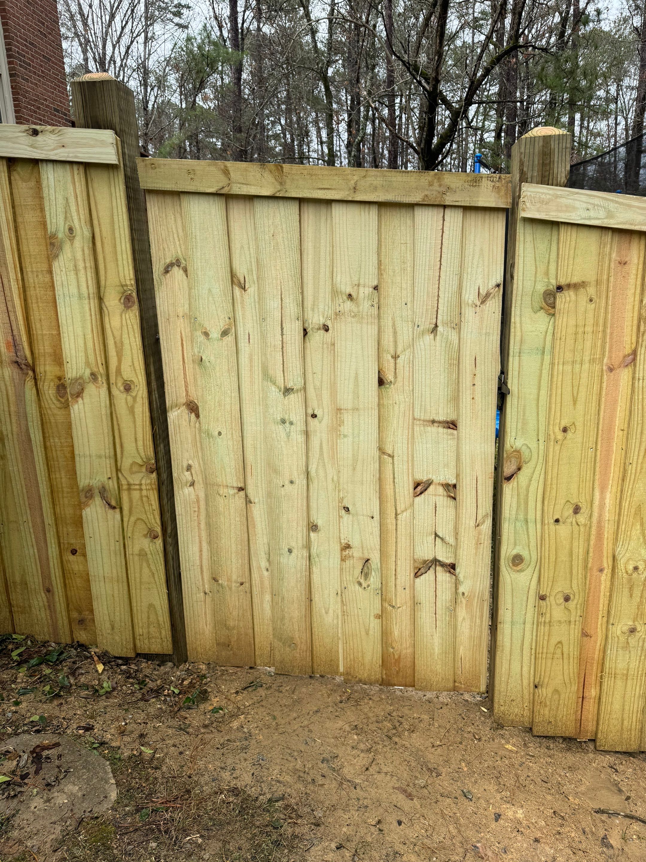 Brookview Highlands - Fence by Pillar and Pine