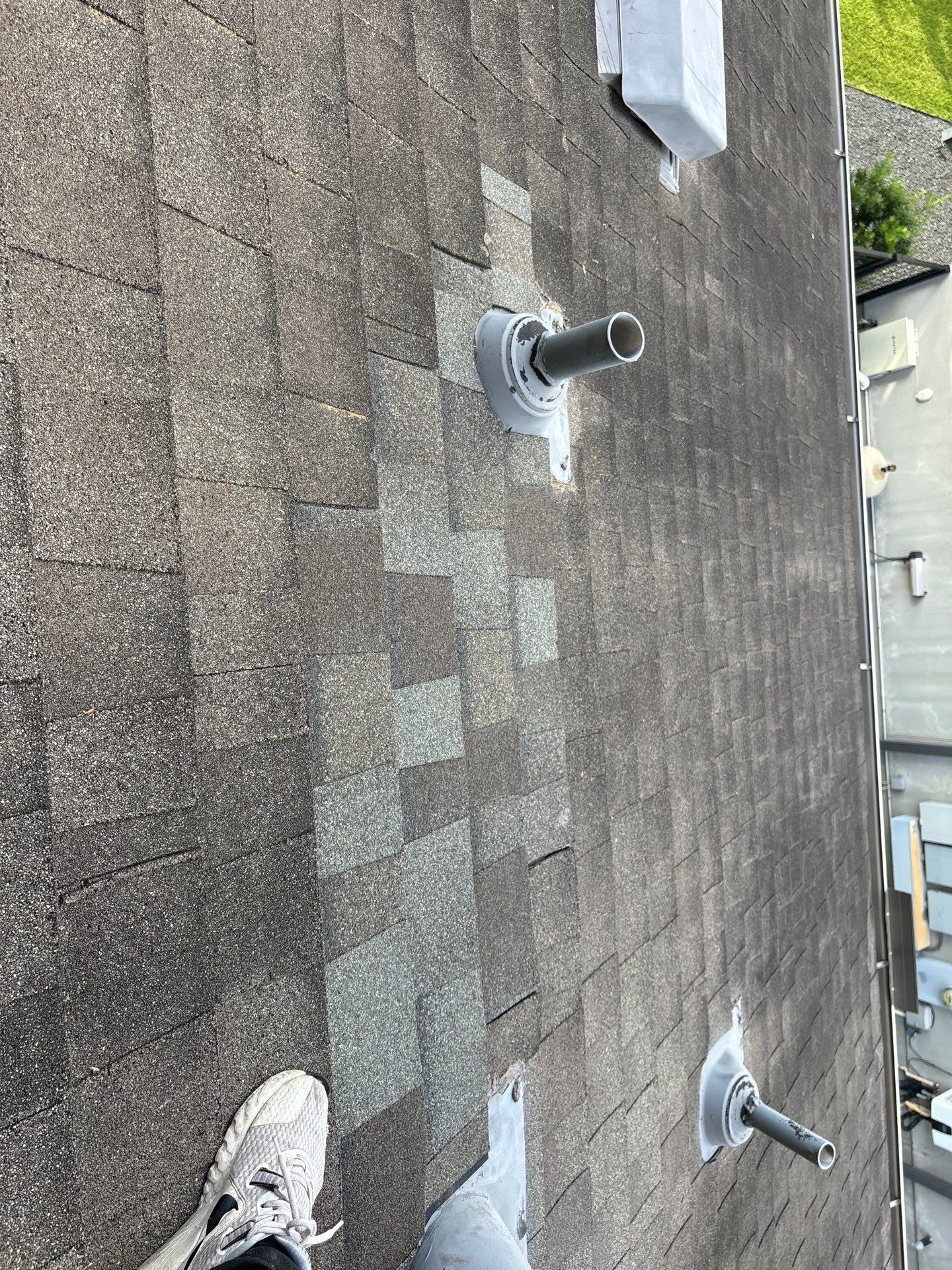 Hail Damage using Owen's Corning Duration (Lifetime) Shingles by Roof Repair Company