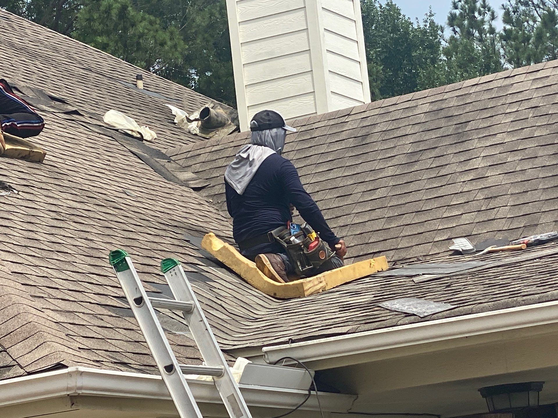 Hail Damage using Owen's Corning Duration (Lifetime) Shingles by Roof Repair Company