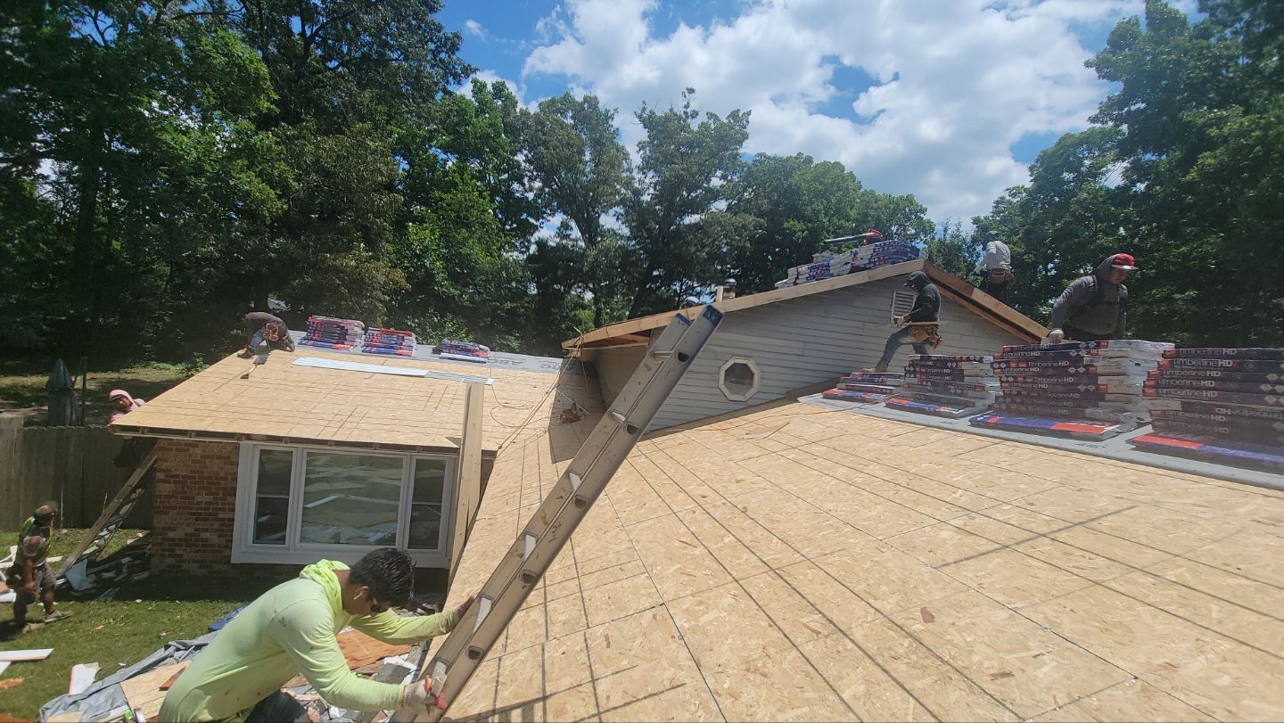 Roof Installation using GAF Timberline HDZ by ExteriorPros