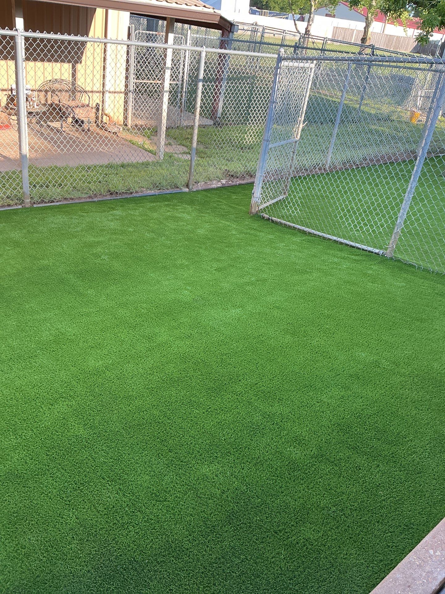 Synthetic Turf Installation using Pet Turf by Turf Concepts