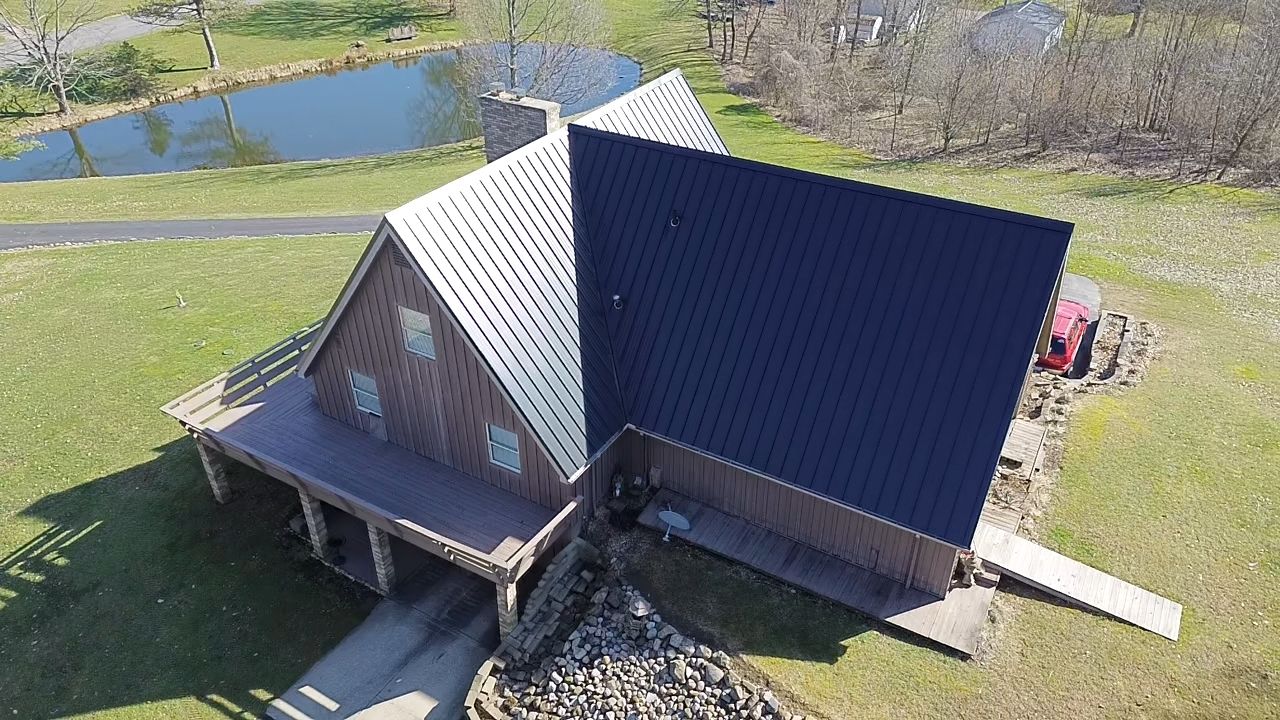 Standing Seam Metal, Color, Matte Black Smooth by Eagle Eye Roofing