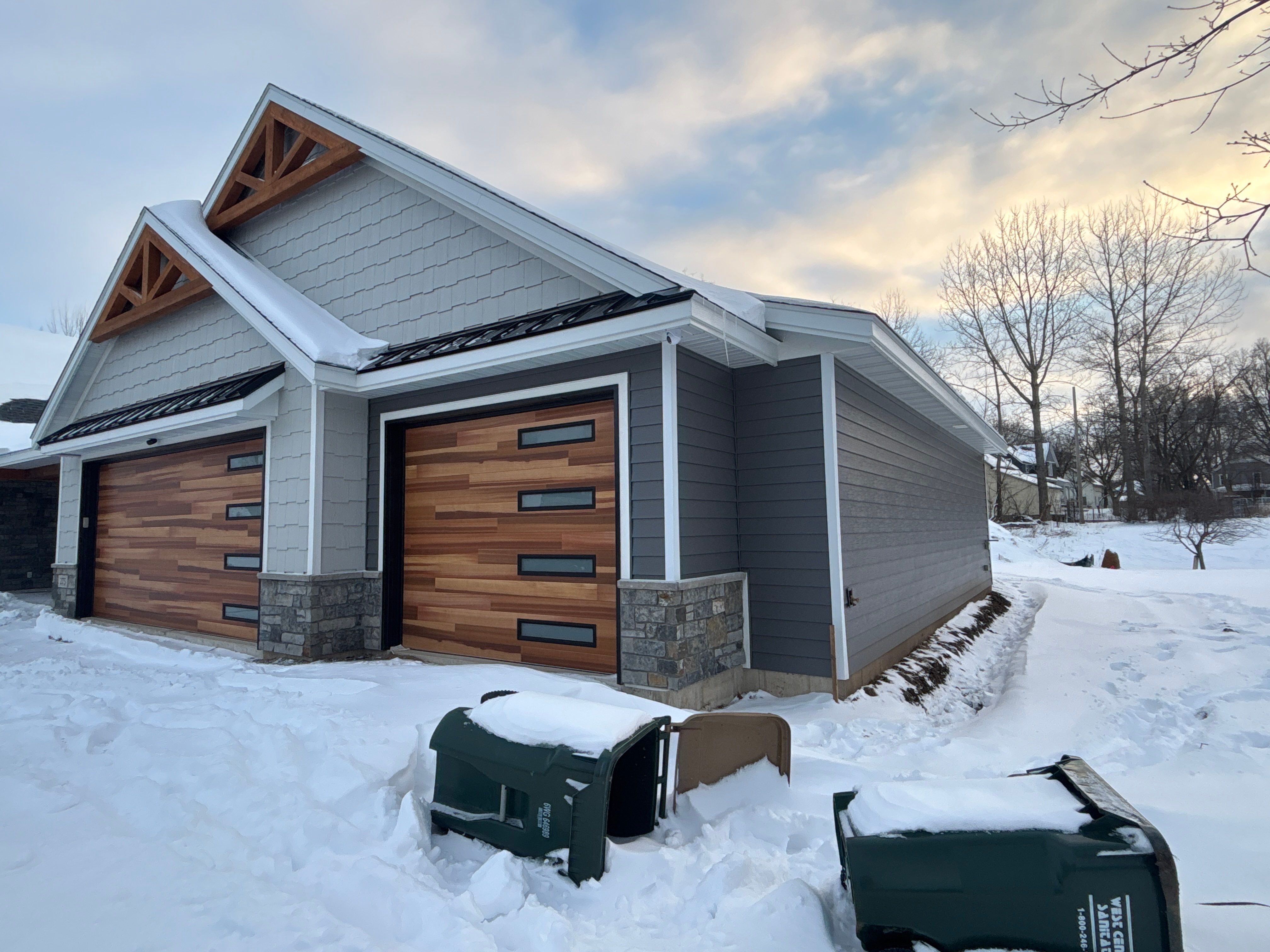 White Seamless Gutter and Gutter Guard Installation in Annandale by Next Level Seamless Gutters / Exteriors Inc.