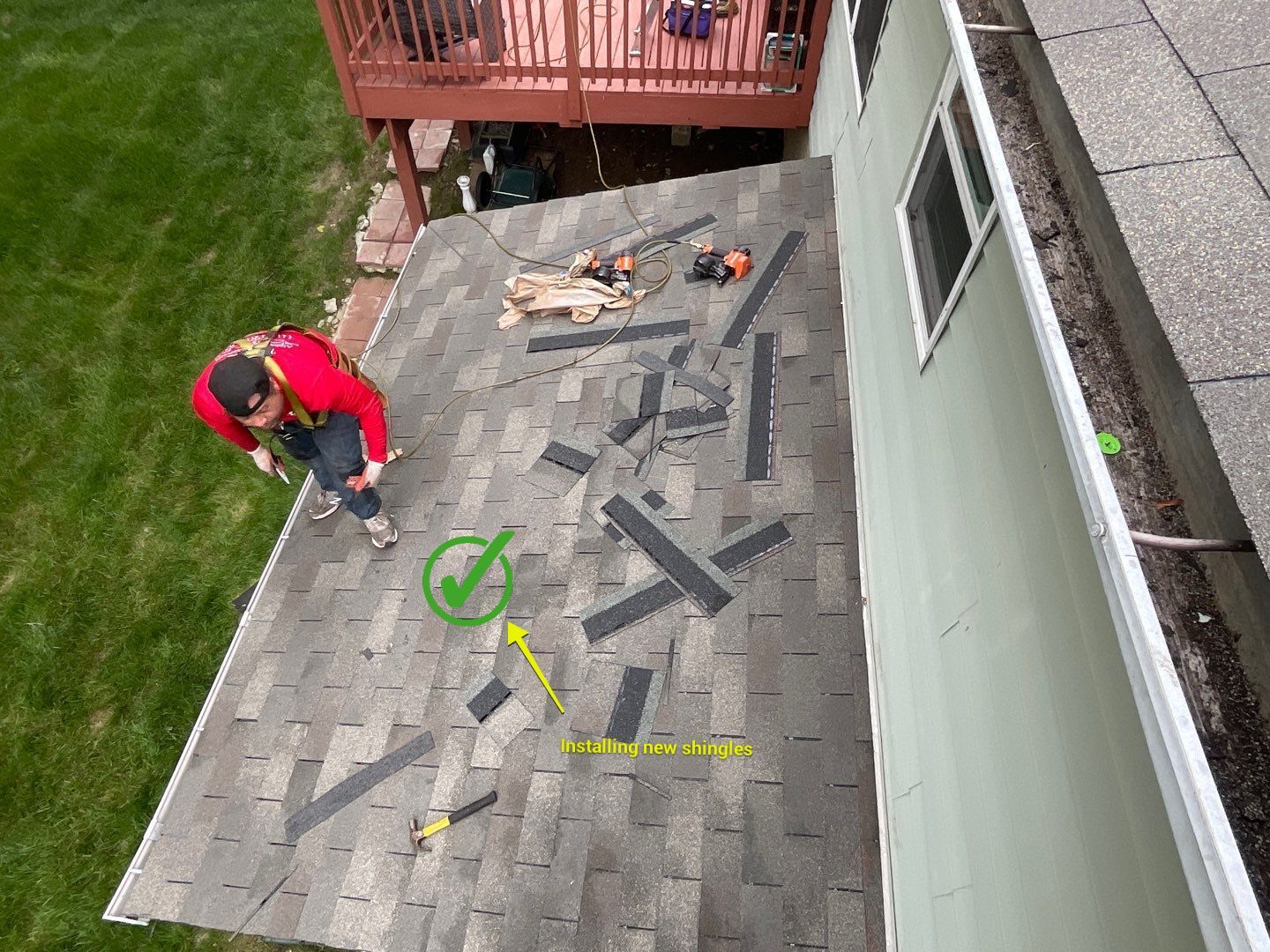 Residential Roofing Installation using CertainTeed Shingles by Alpha Design Services