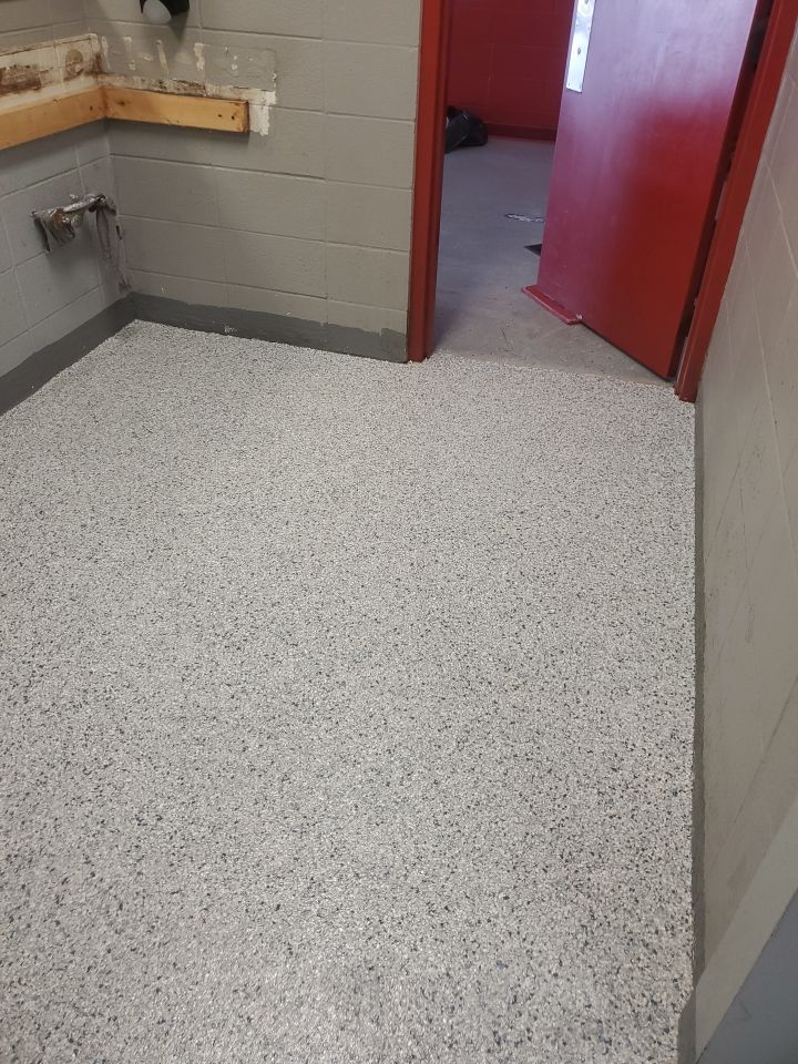 Concrete Coating at Spiece Fieldhouse by Knot Just Decks