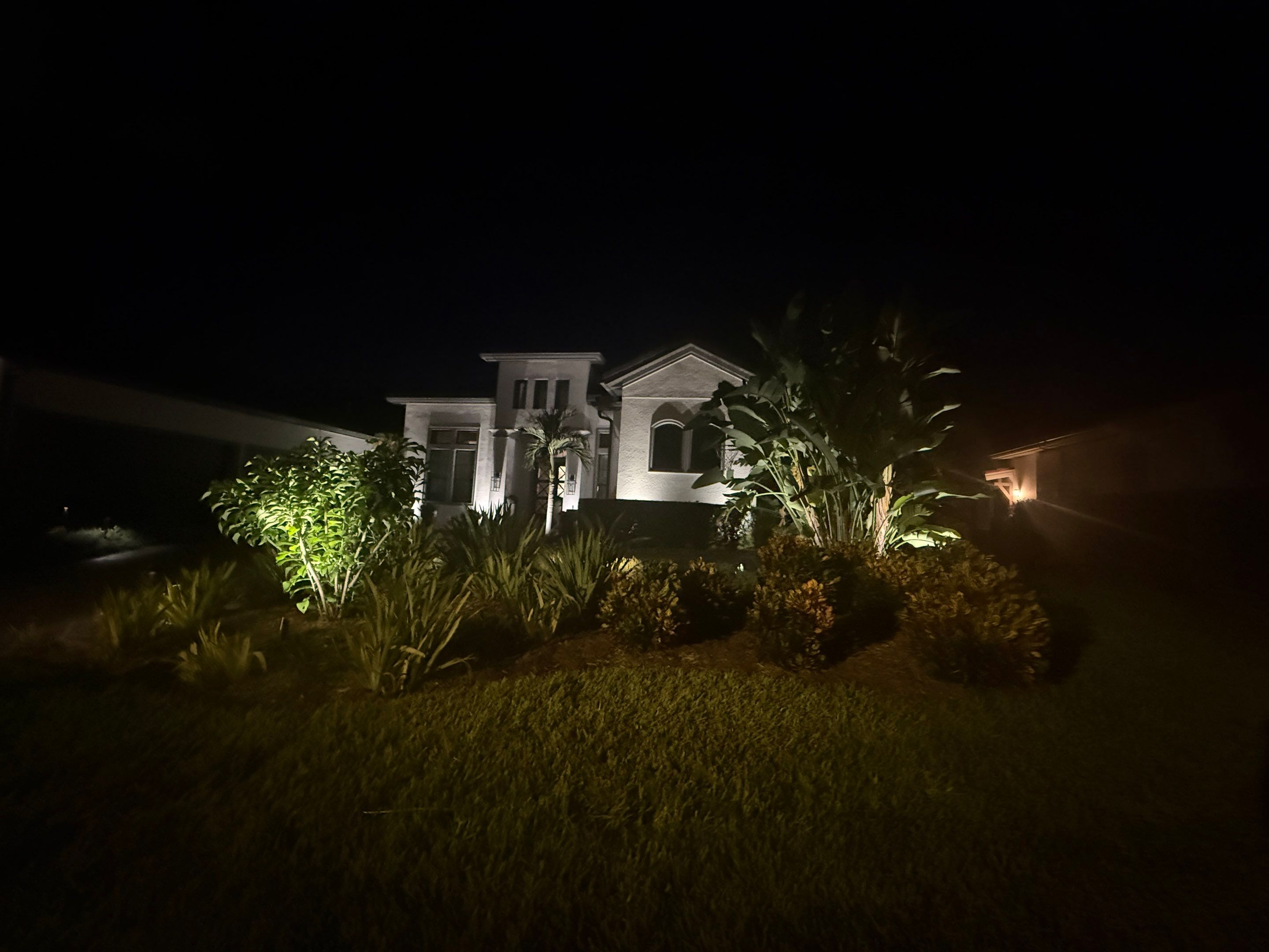 Architectural and Landscape Lighting Installation for Trinity Residential Home by Elegant Accents