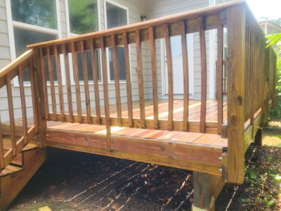 Wood Deck using Wood Sealant