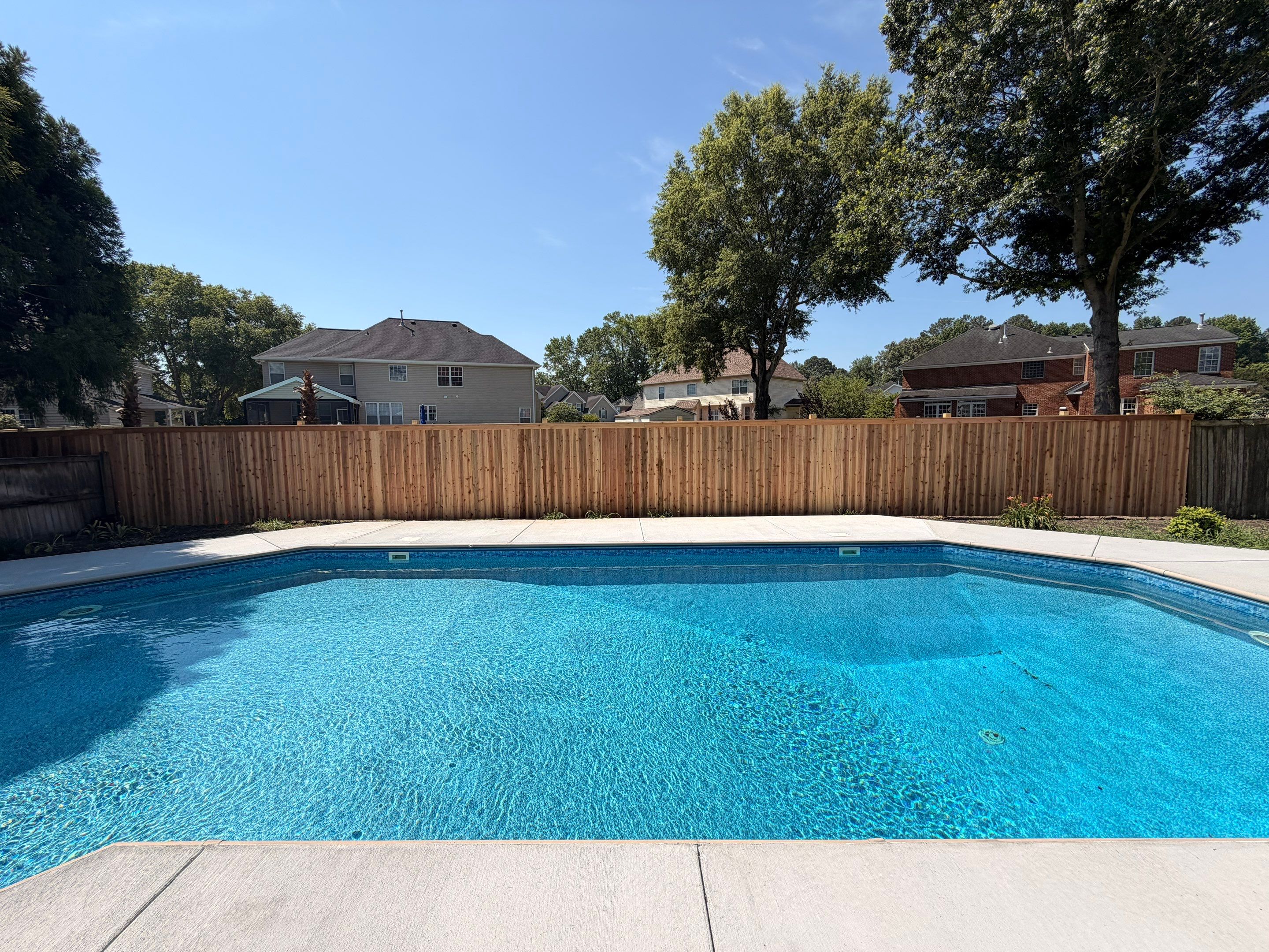 Custom Craftsmanship, Freshly Installed. by Tidewater Fence