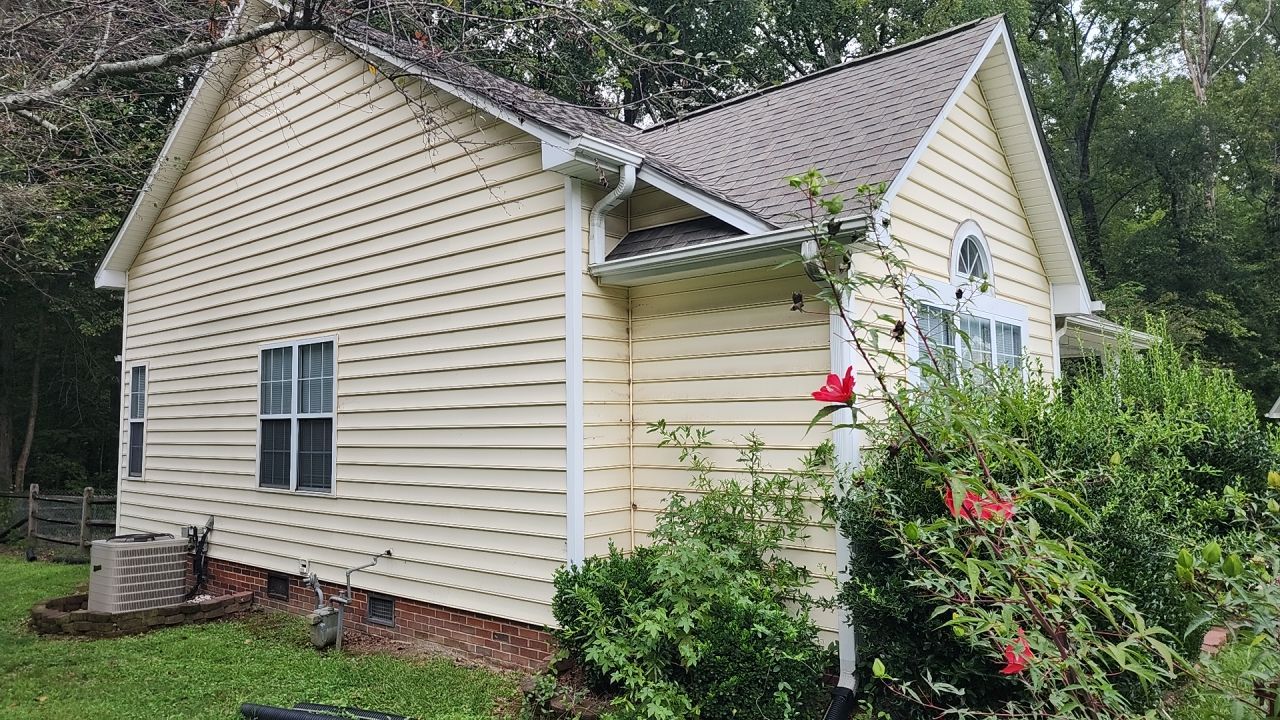House Wash using cleaner by Power Wash Masters LLC