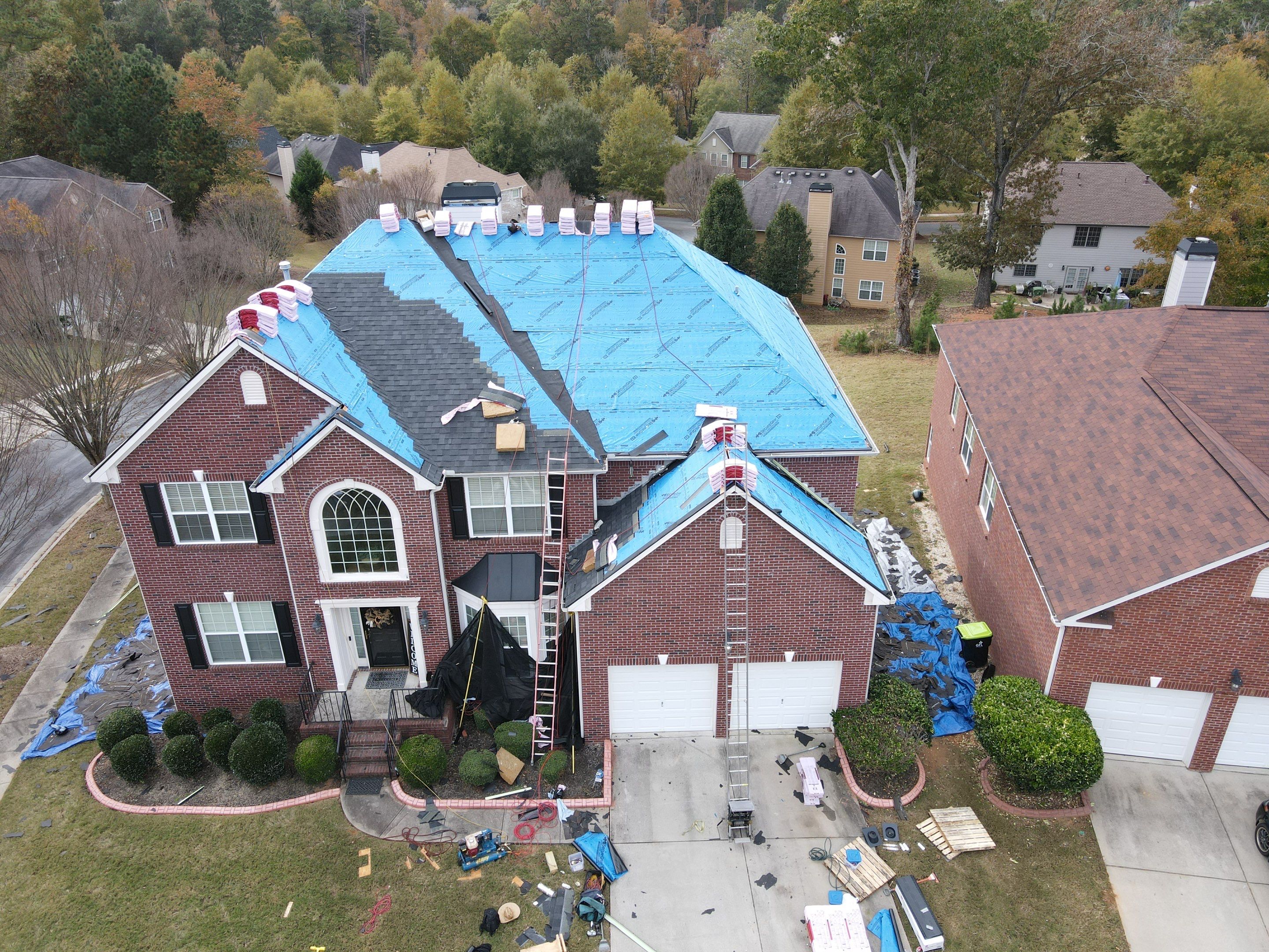Residential Roofing Installation using Owens Corning by Inspector Roofing and Restoration