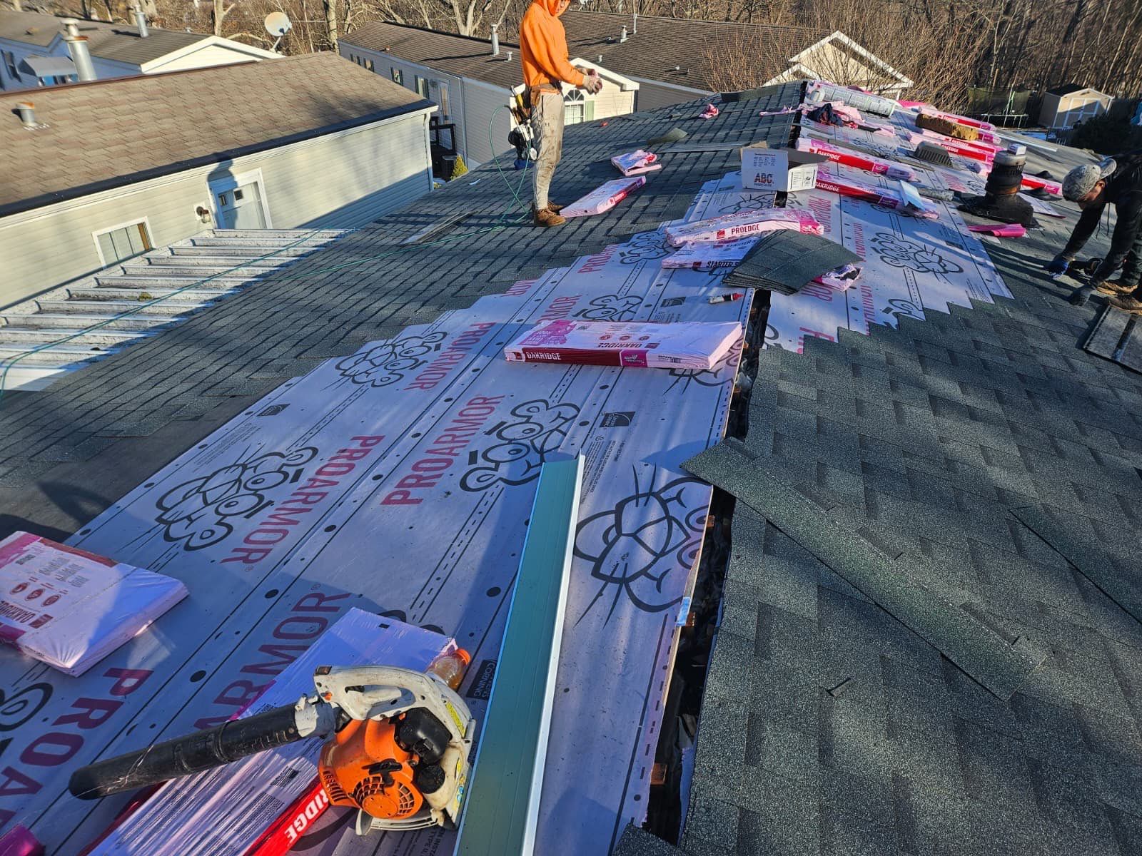Owens Corning Oakridge: Estate Gray in Uncasville by Golden Shield Roofing