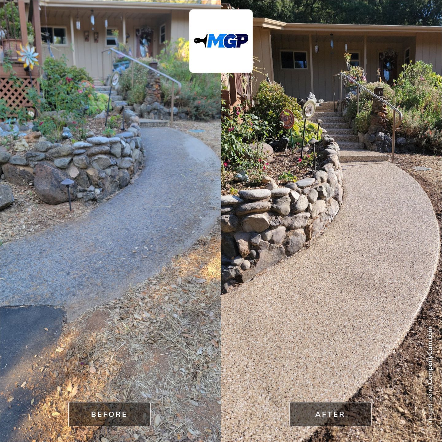 front porch using Penntek by MGP Coatings