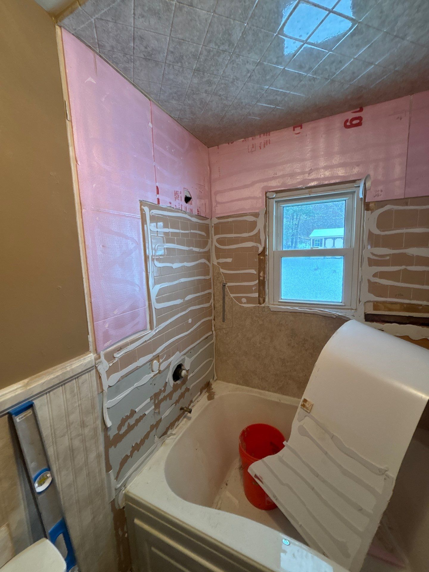 Tub To Walk-In Shower Conversion in Bloomingburg, NY by Yankee Home Improvement