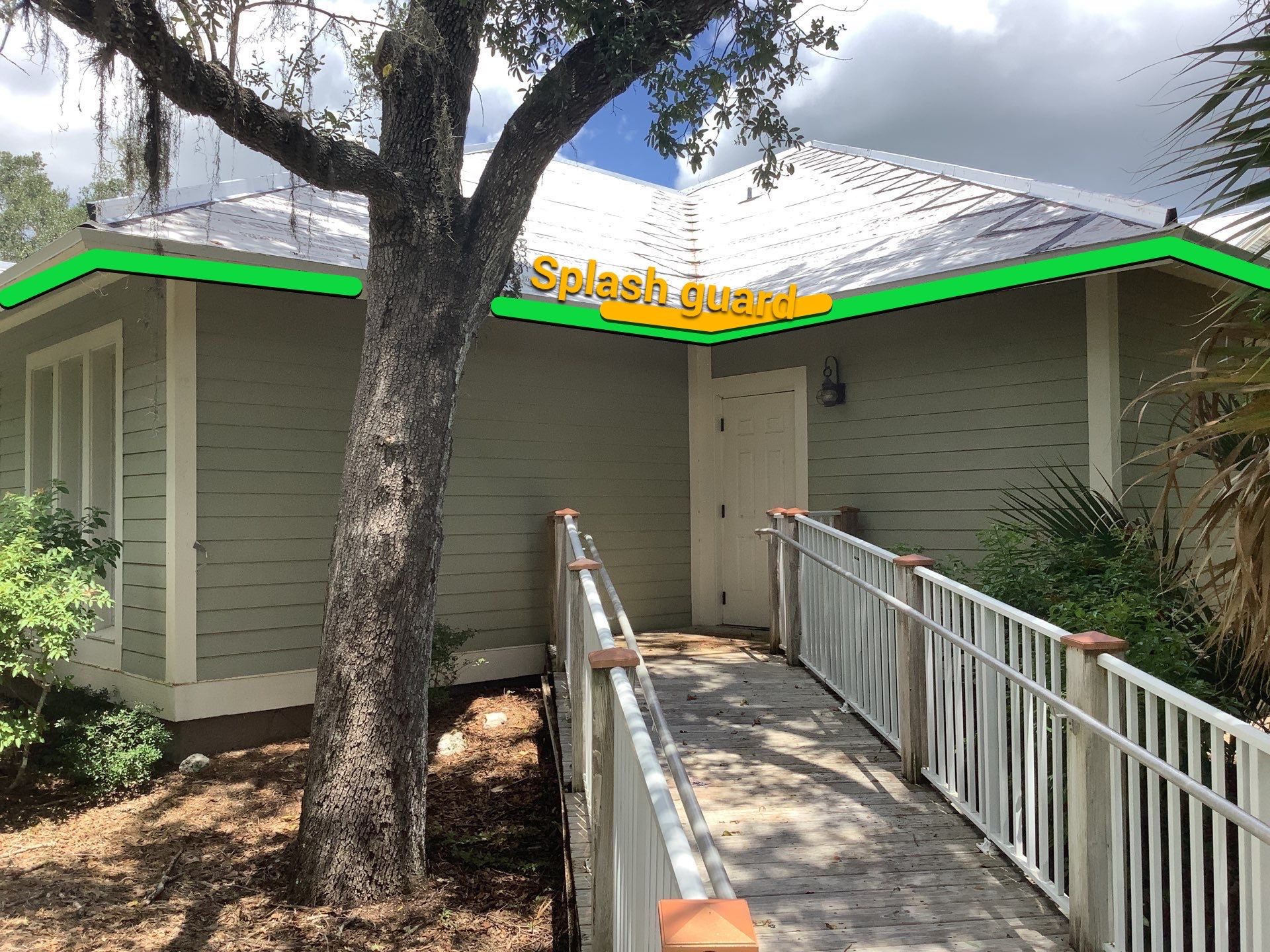 7-Inch Smooth Box Seamless Gutters using smooth box gutters in Fort Myers FL by Gutter Professors