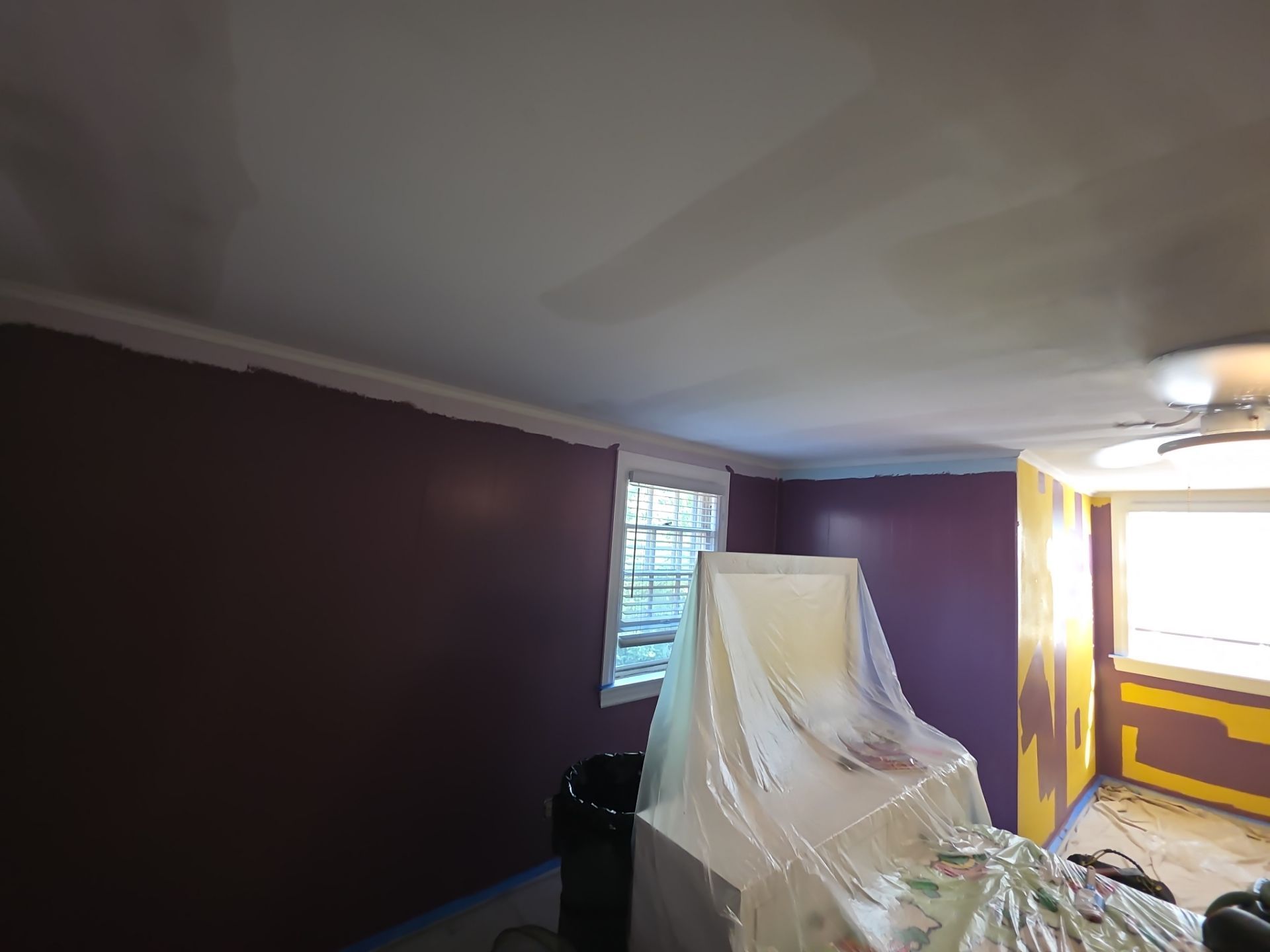 Interior Bedroom Painting and Drywall Repair in Grand Rapids by Gordon Painting